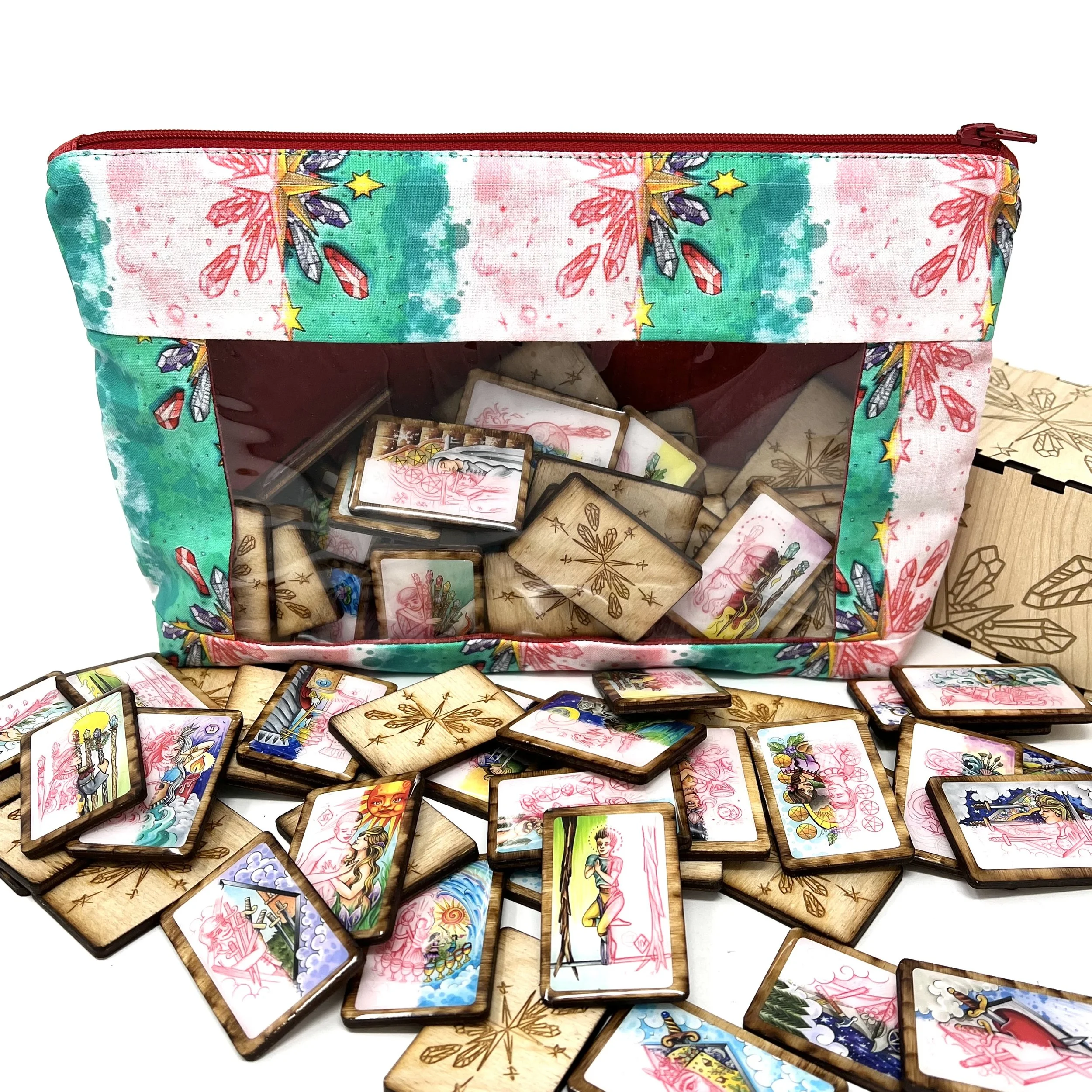 Sawyer’s Path Clear View Tarot Transitions Tile Bag  **Made To Order**