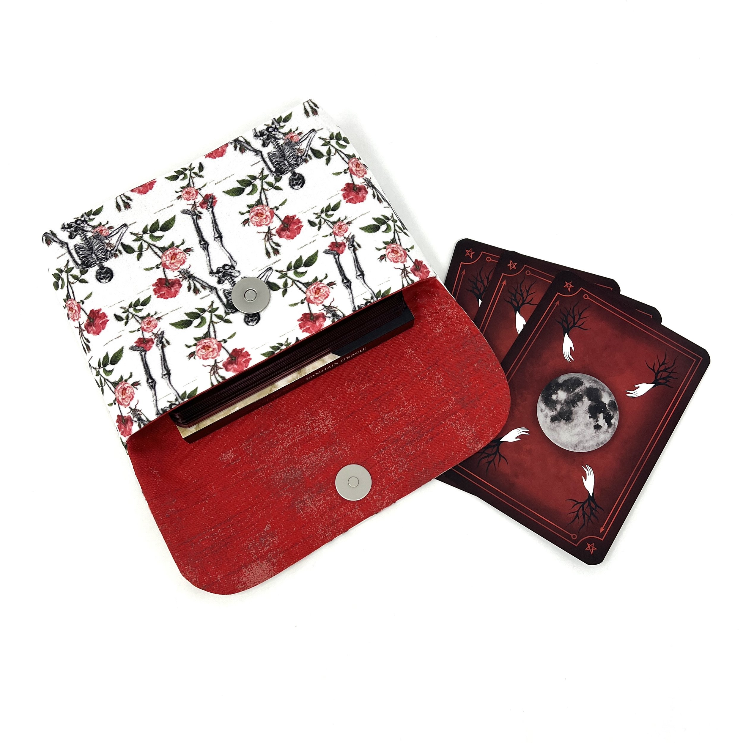 Large Clutch - Skeleton Rose