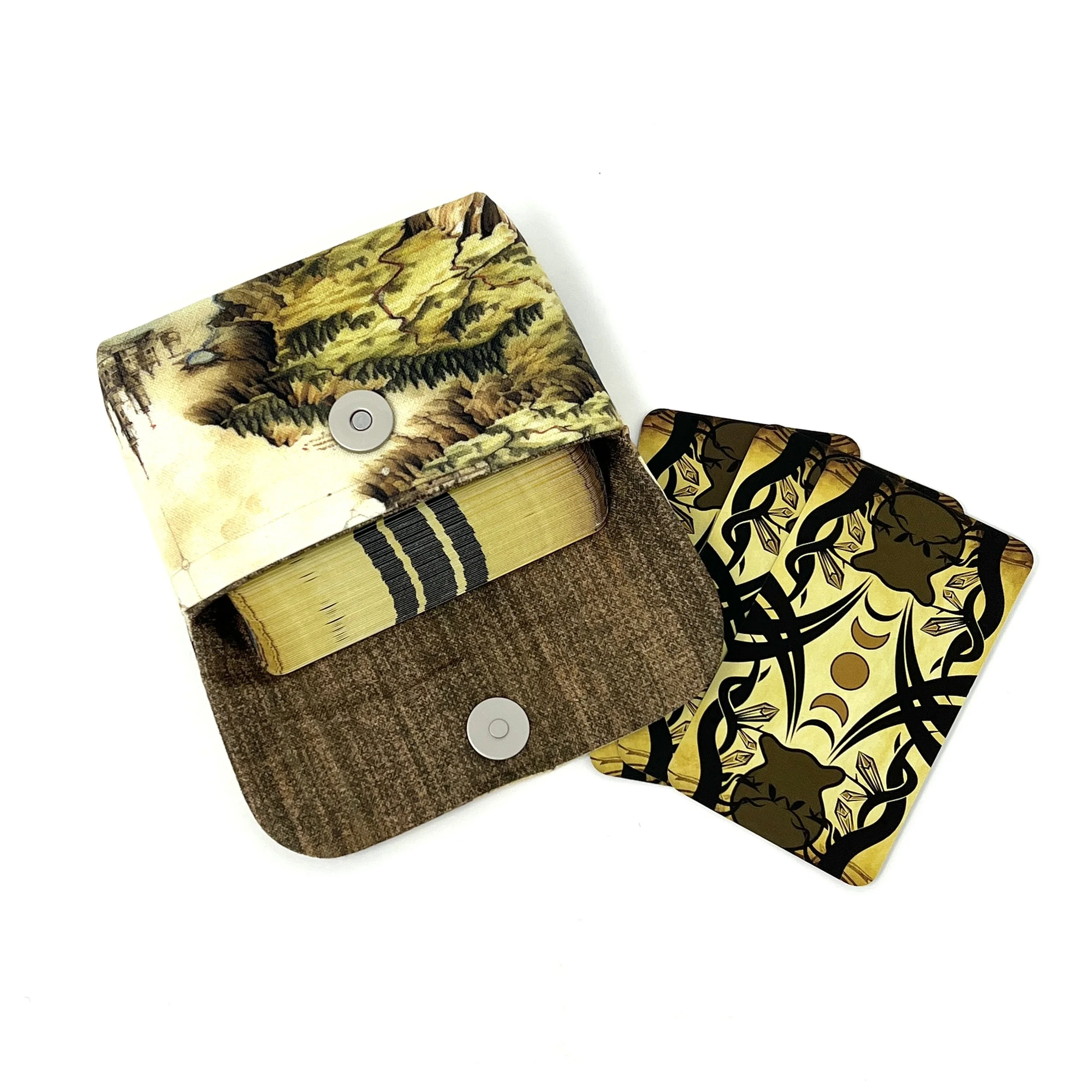 The Mini Tarot Clutch- Old Fantasy Map Collection