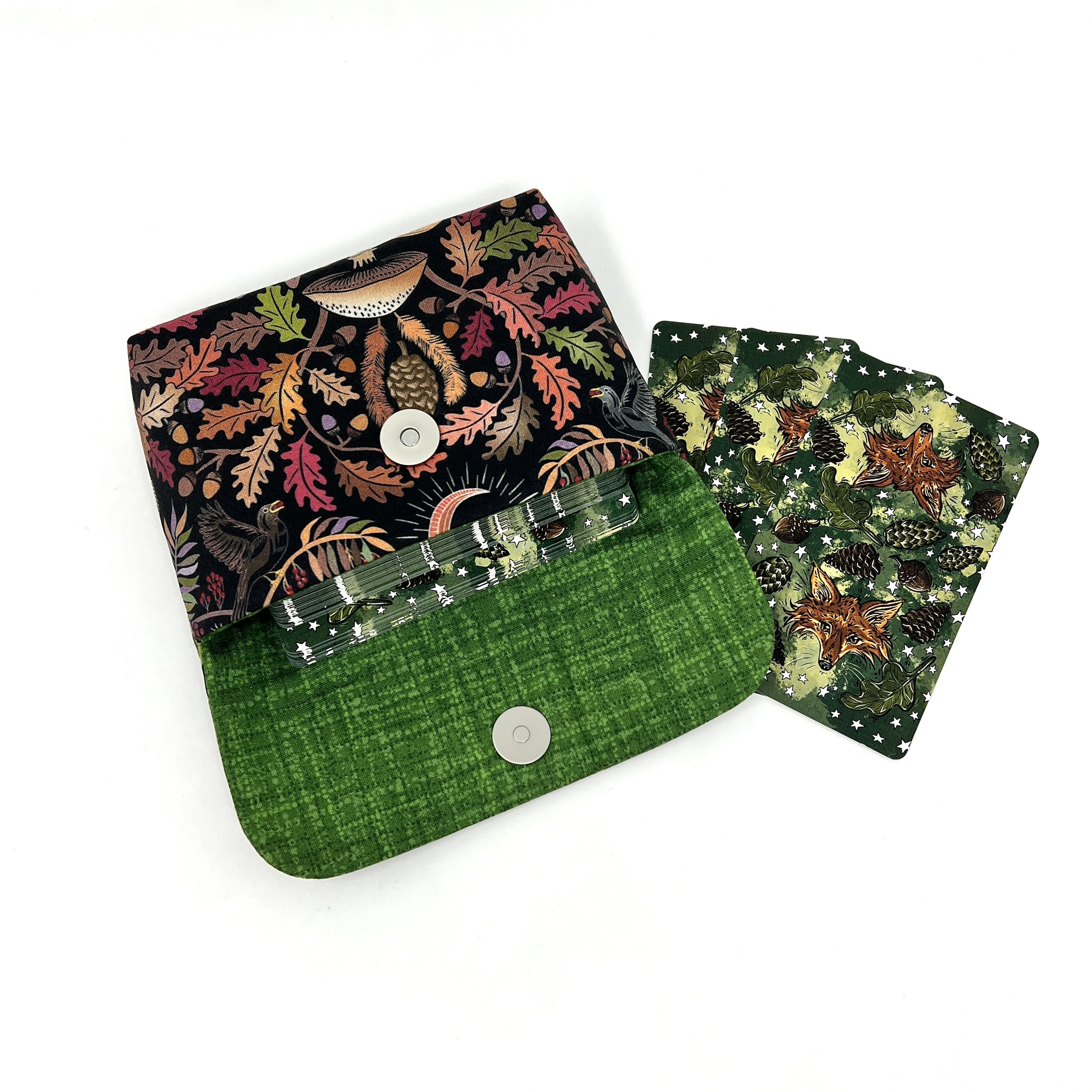 Medium Tarot Clutch - Botanical Kaleidoscope Collection