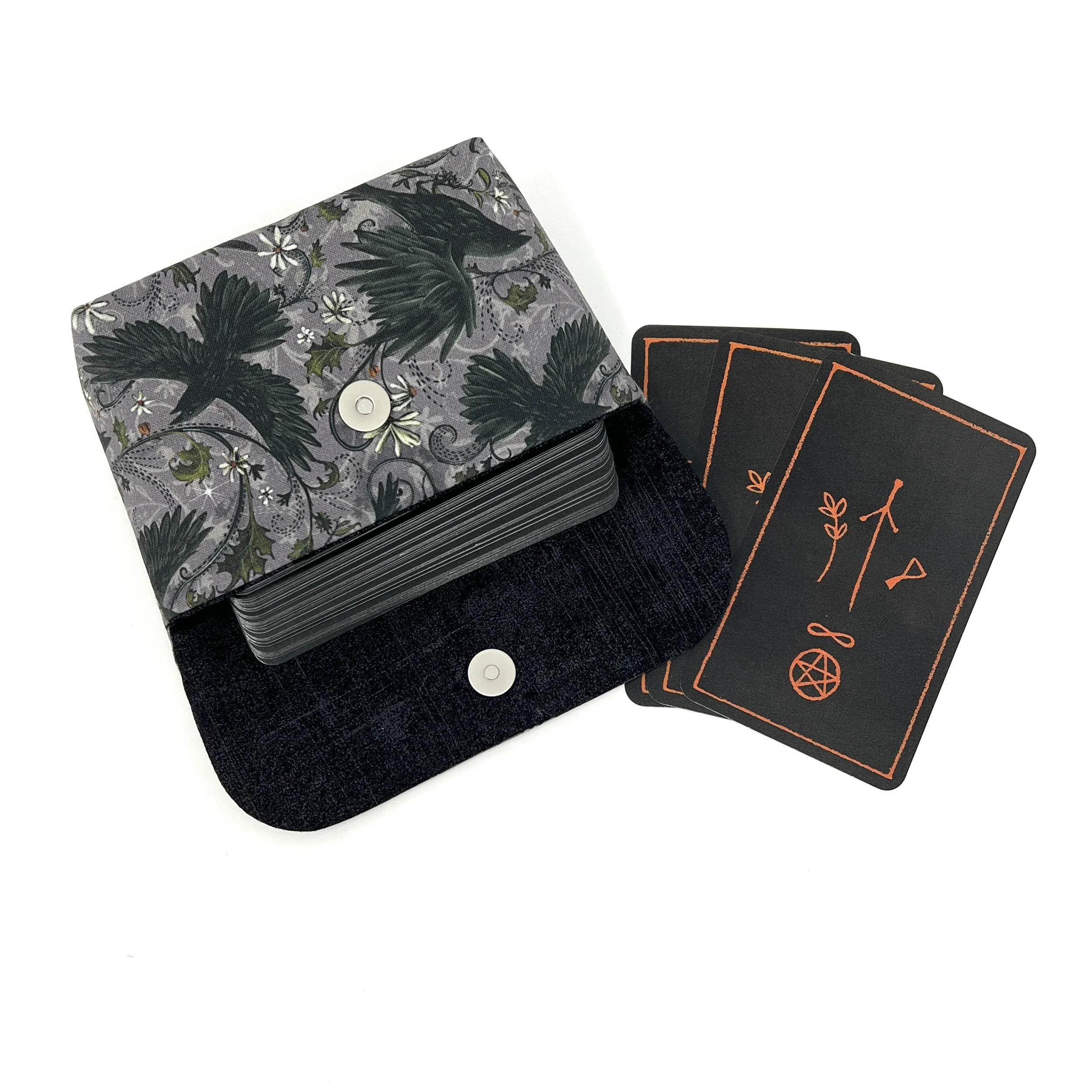 Small Tarot Clutch- Mystic Crow Collection