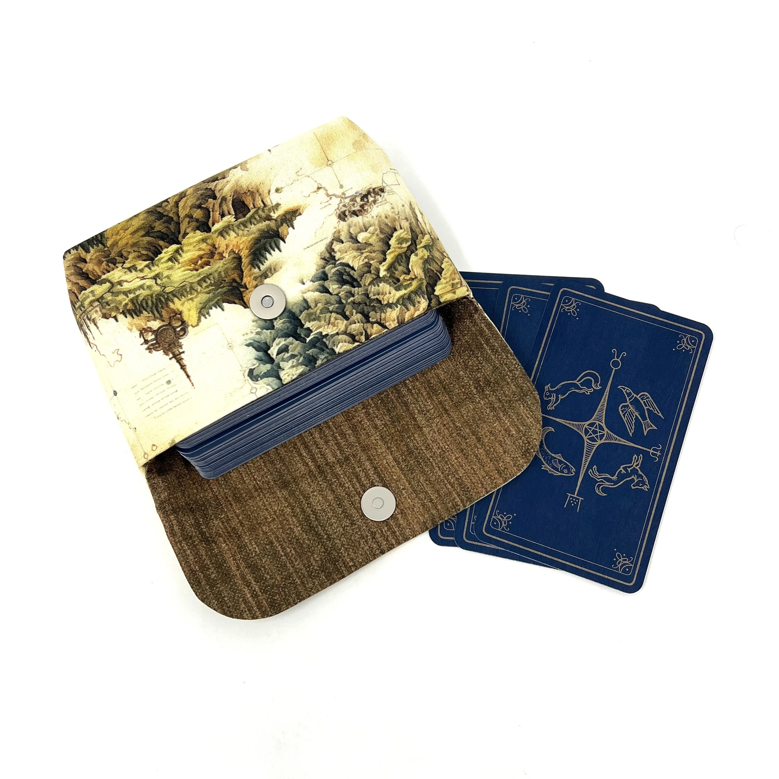Small Tarot Clutch - Old Fantasy Map Collection