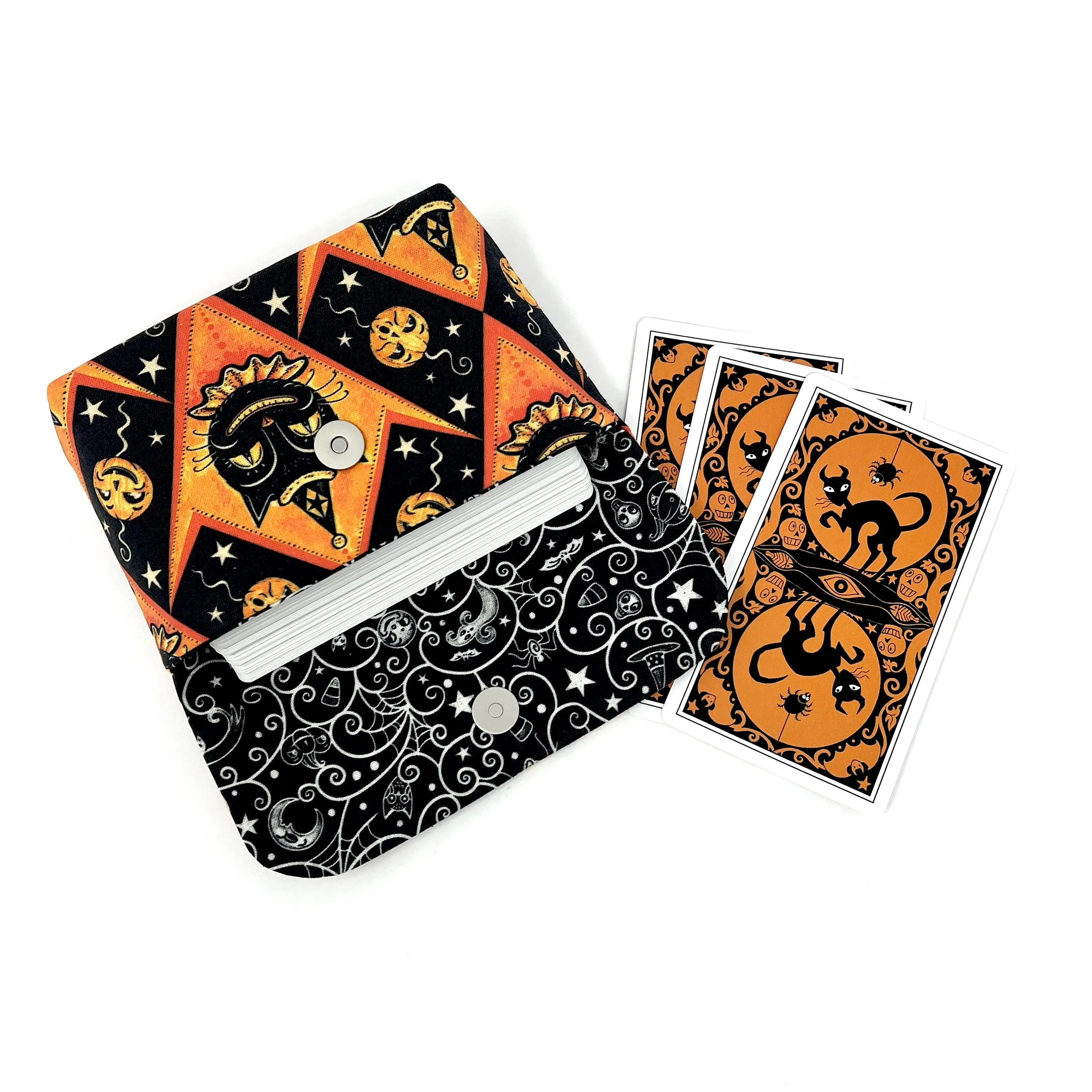 The Small Tarot Clutch - Vintage Black Cat