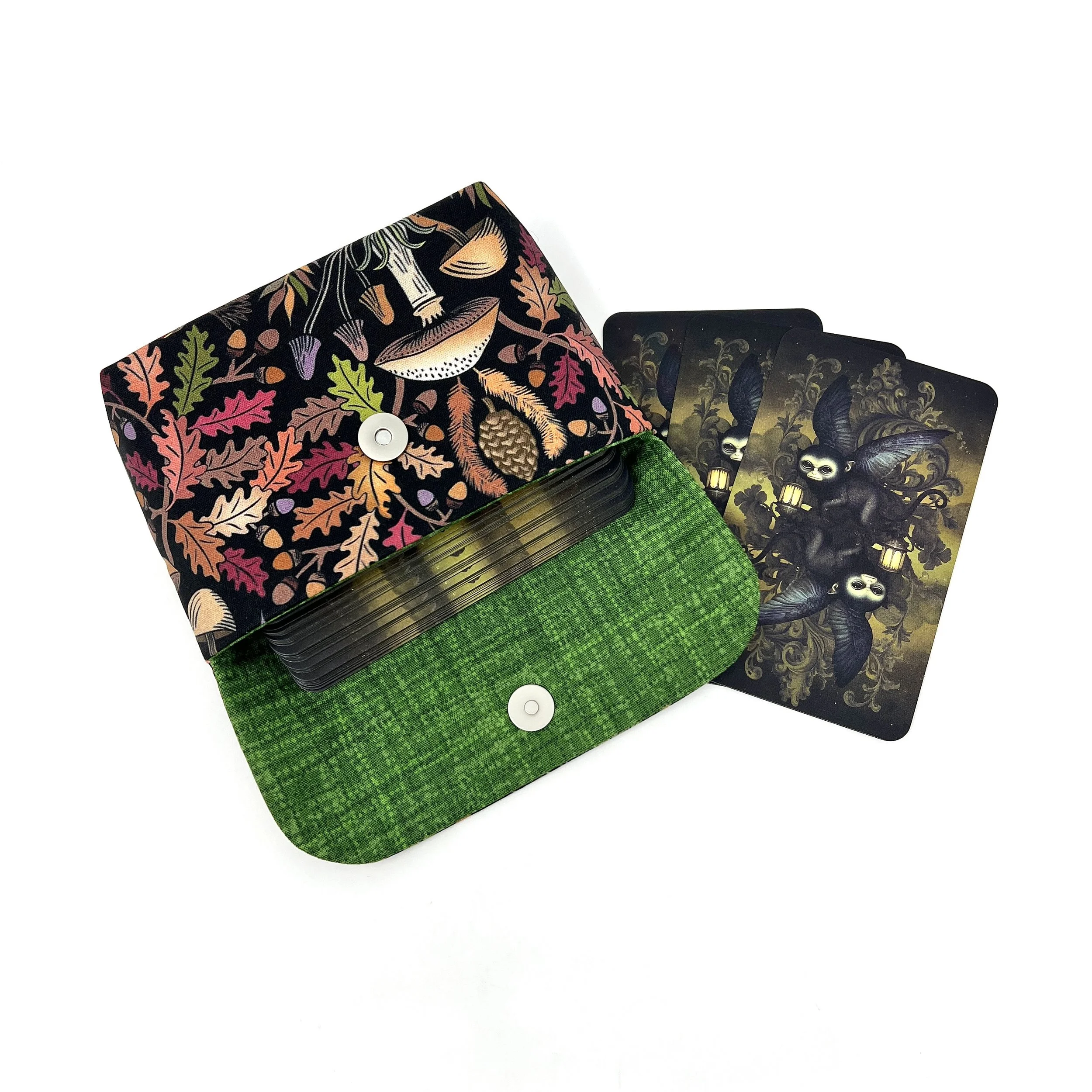 Small Tarot Clutch - Botanical Kaleidoscope Collection