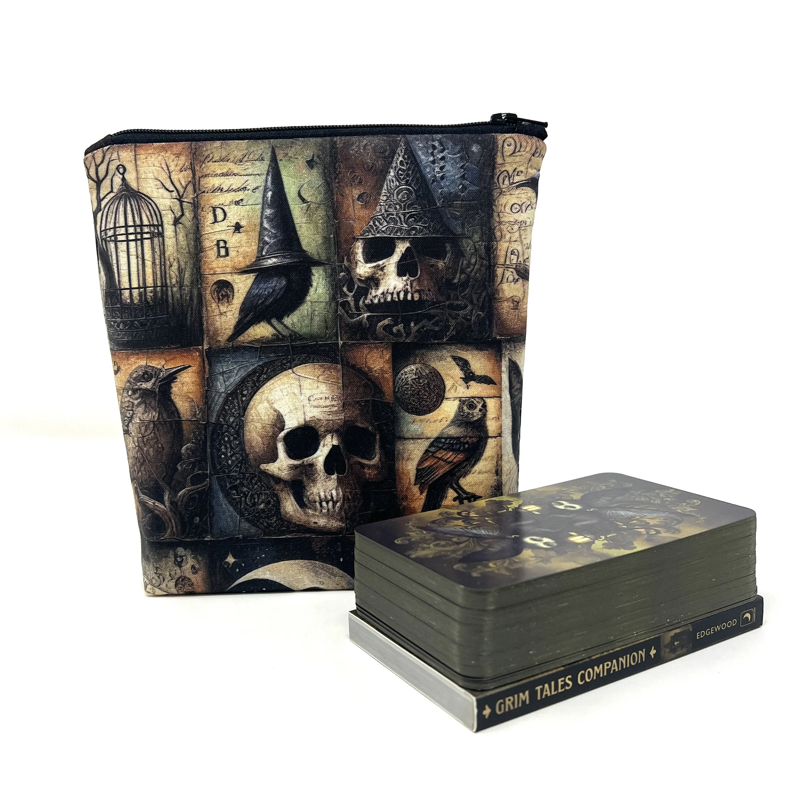 Upright Zipper Bag- Gothic Patchwork Collection