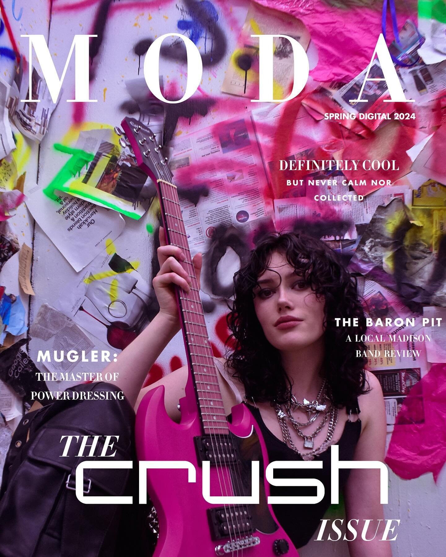 Moda presents: CRUSH.

Crush is about being &ldquo;young, wild and free.&rdquo; Crush is spunky, electric and powerful.

Please indulge in our Spring Digital issue. We hope you enjoy the creativity behind the graphics, photoshoots and articles our me