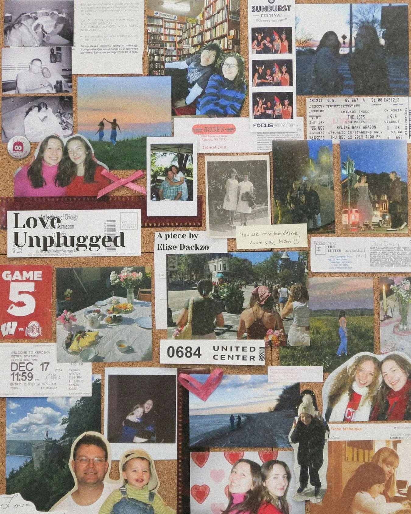 Love Unplugged

&ldquo;Love is a universal experience of little moments woven into friendships, familial relationships, hobbies and daily encounters with the world&rsquo;s beauty&rdquo;

Staff writer Elise Dackzo touches on the forms of love that tou