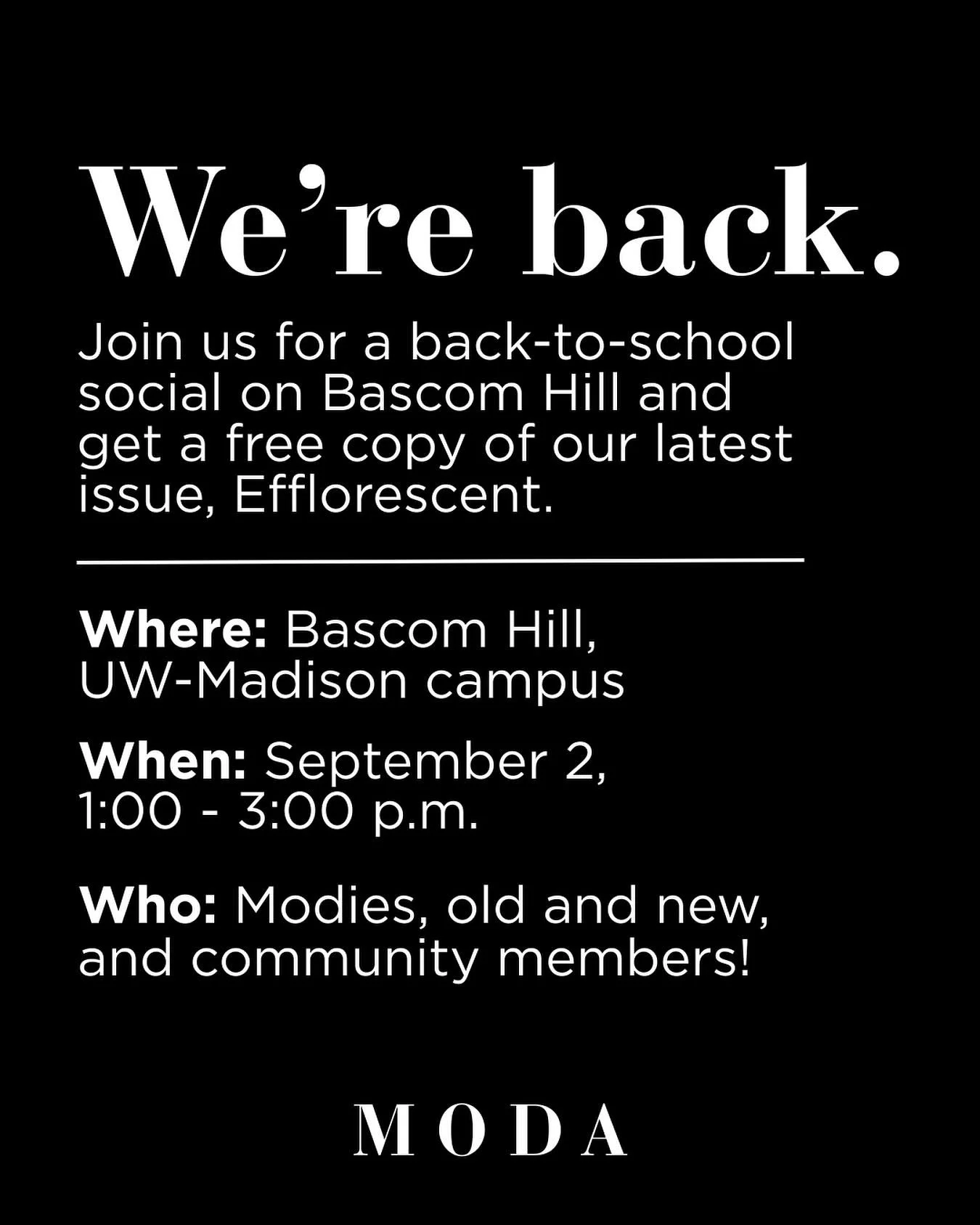 Join us for a fun afternoon and get a copy of  our latest issue!