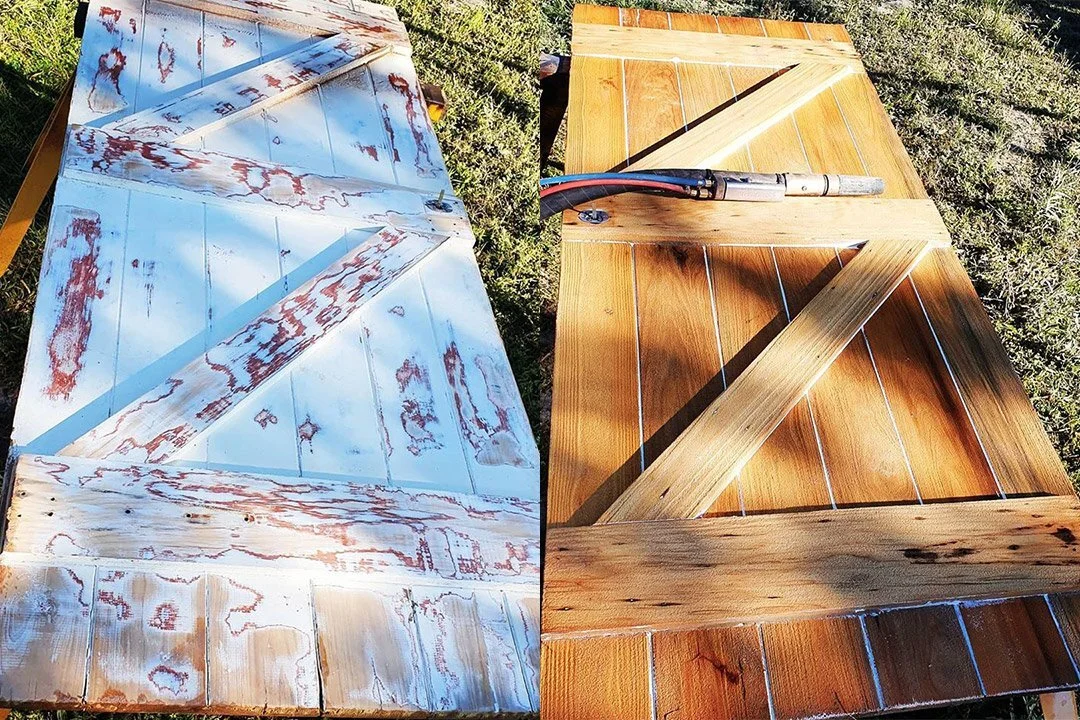 Wood Cleaning & Etching