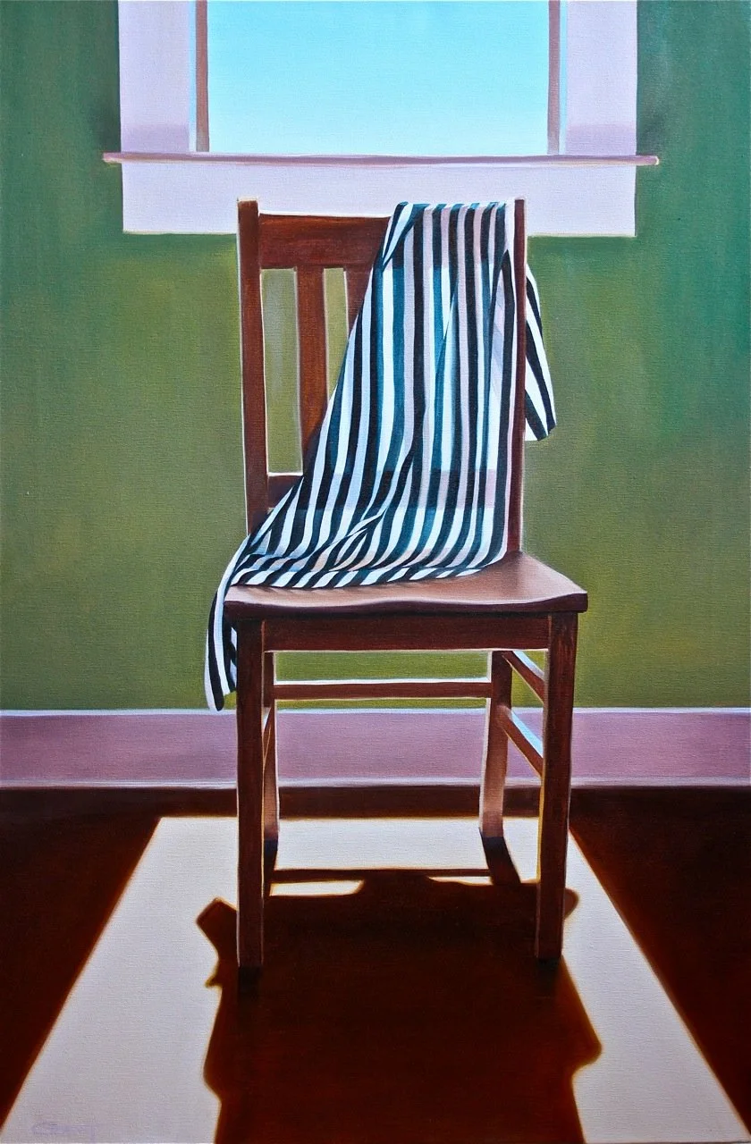 "Backlit Striped Fabric" (SOLD)