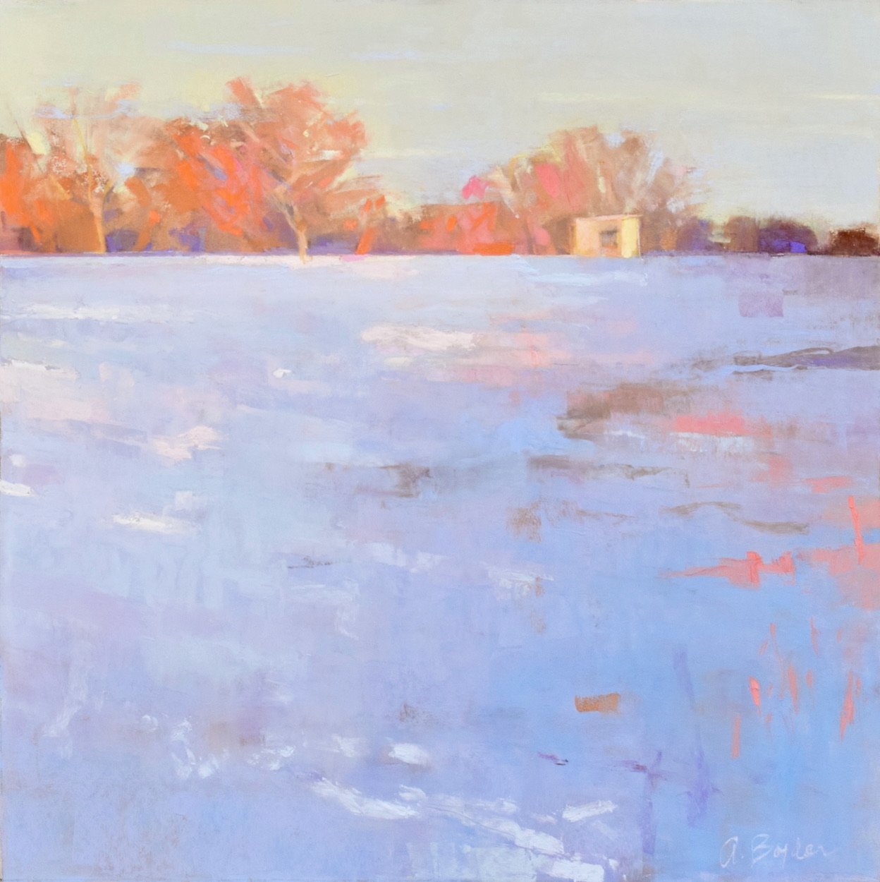 "Spring Walk at the Pink Farm"