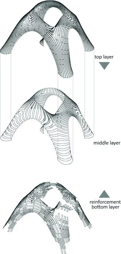 Variable Catenary Rib Shell CATENARY GRID SHELL — PRODUCE