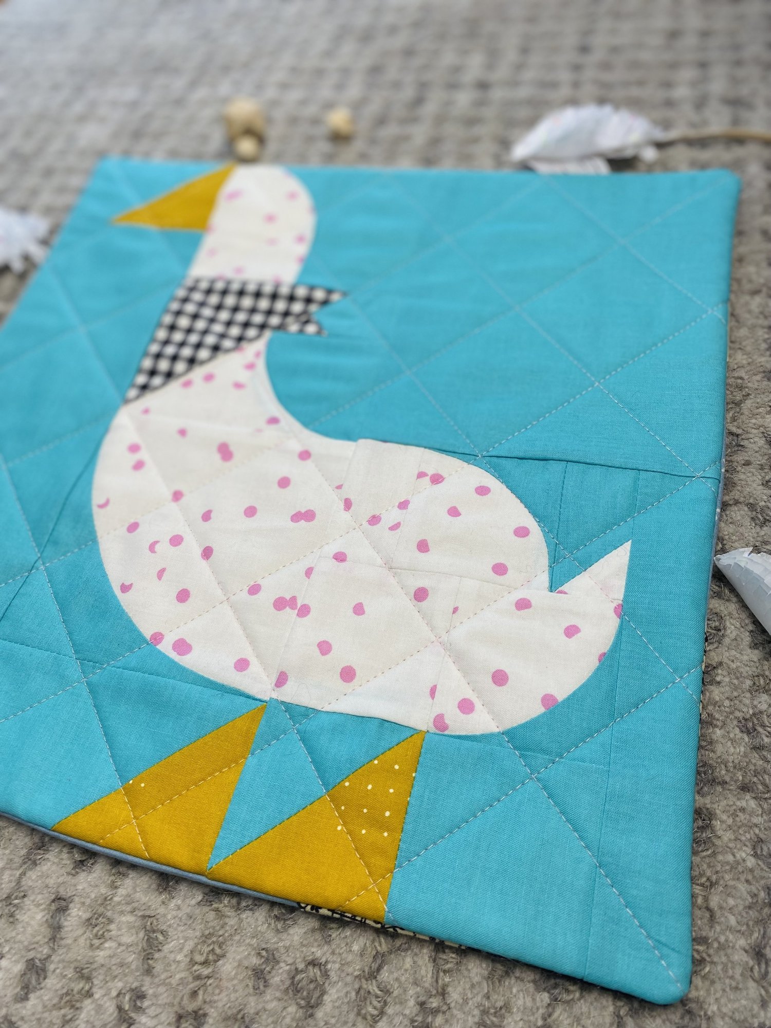 Silly Pattern Block Sawtooth Star Quilt Block Pattern — Mija Handmade