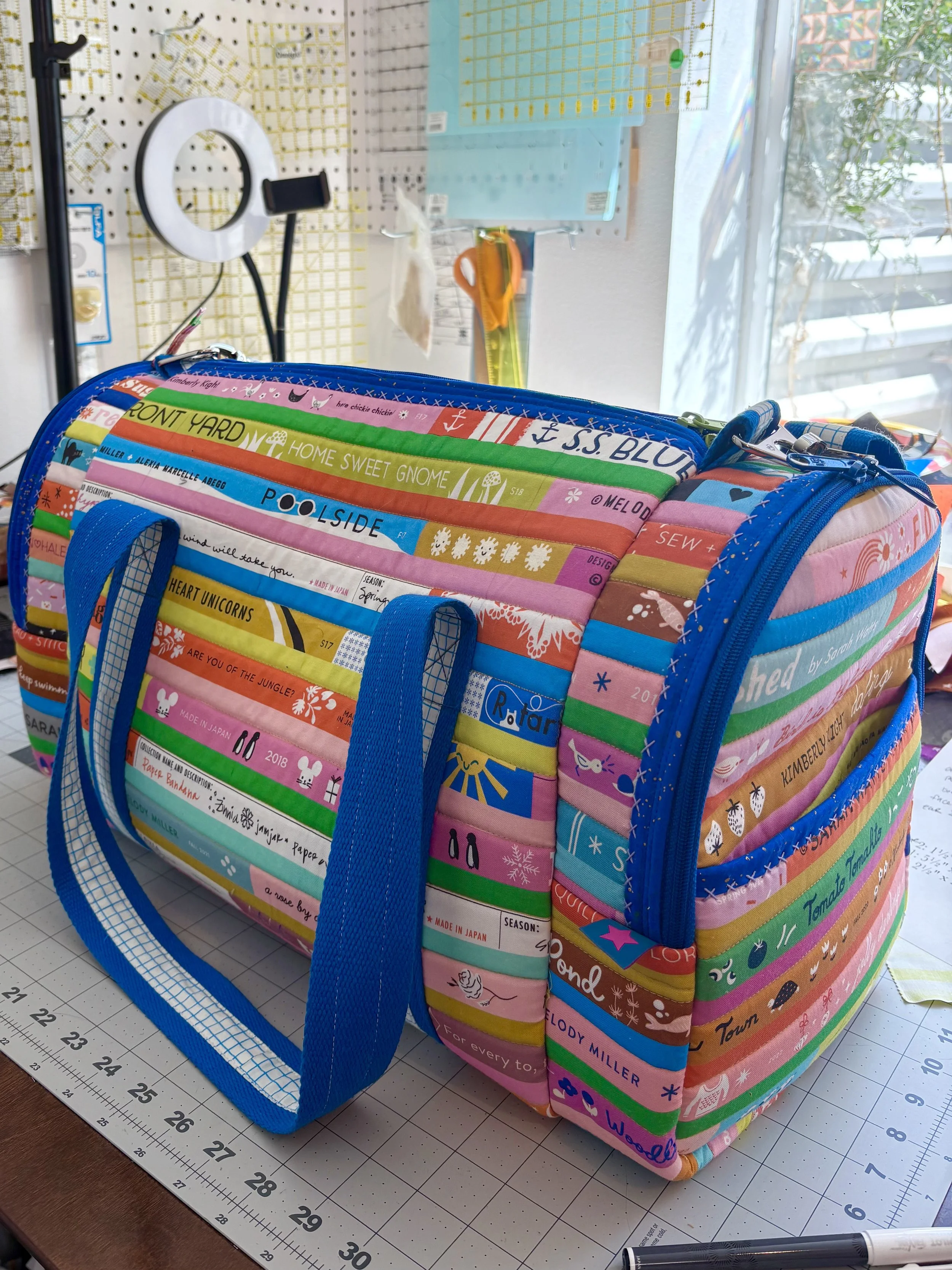 How I Made the Lucy Duffle Bag