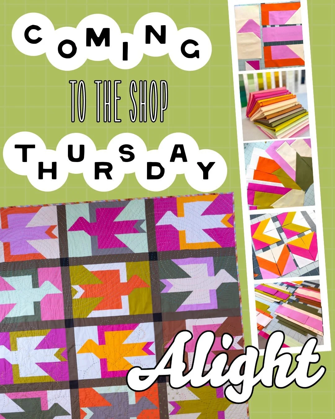 Ok ok ok! I&rsquo;ll add it to the shop. The Alight quilt pattern will be listed this Thursday, in plenty of time to whip this up for a holiday gift.
