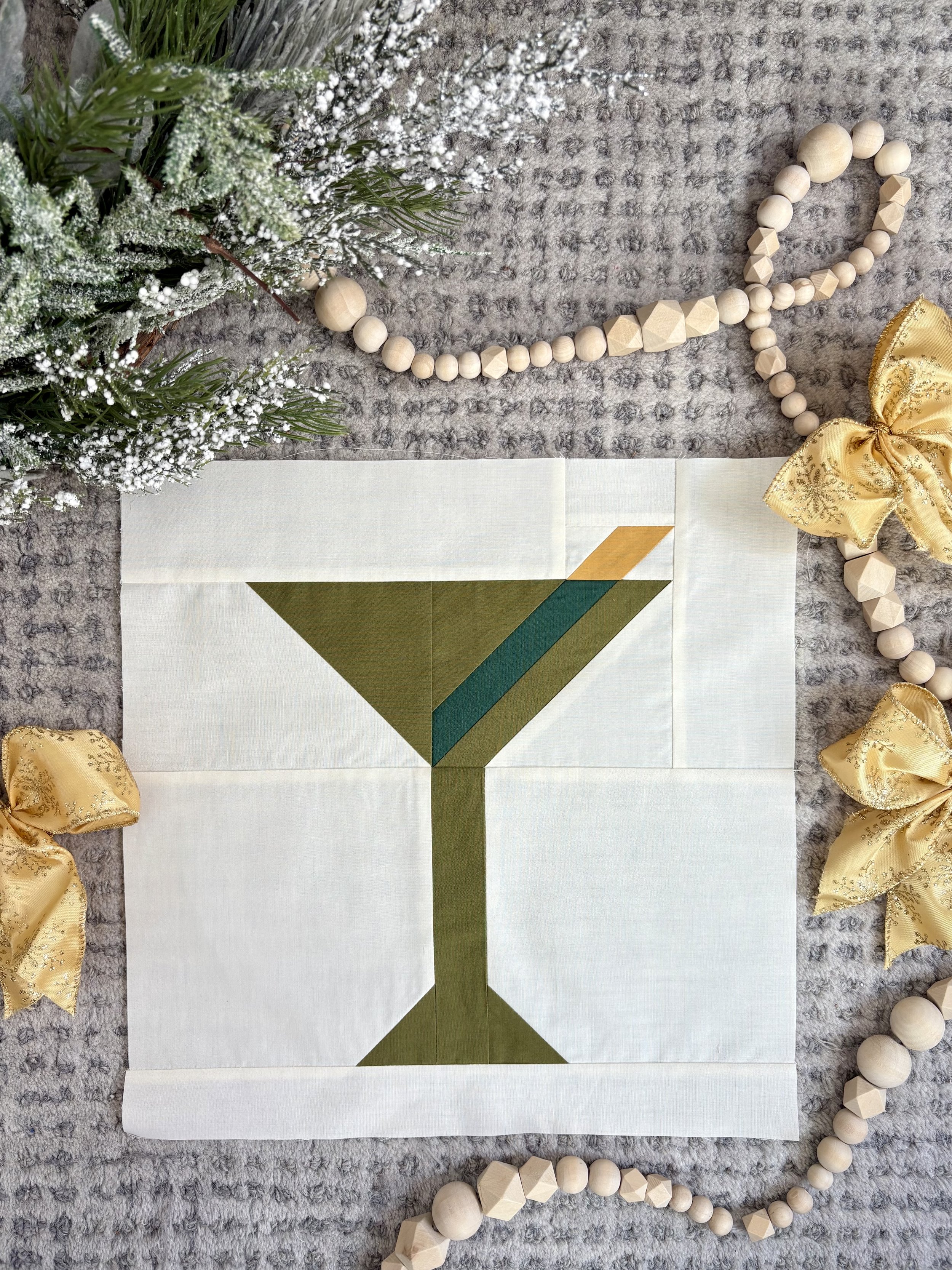 Almost Midnight Quilt Block - PDF