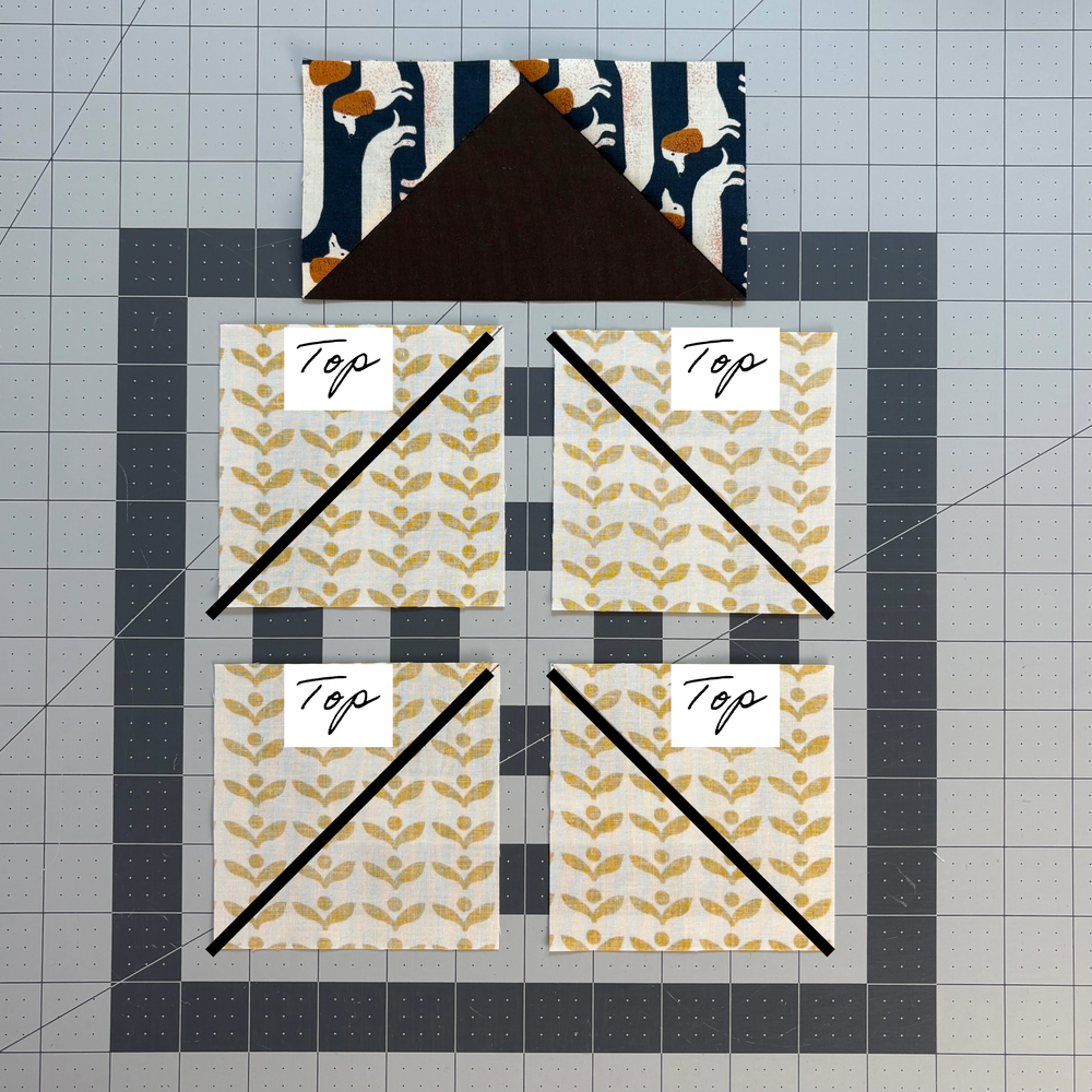 How To Use Directional Prints in Flying Geese — Mija Handmade