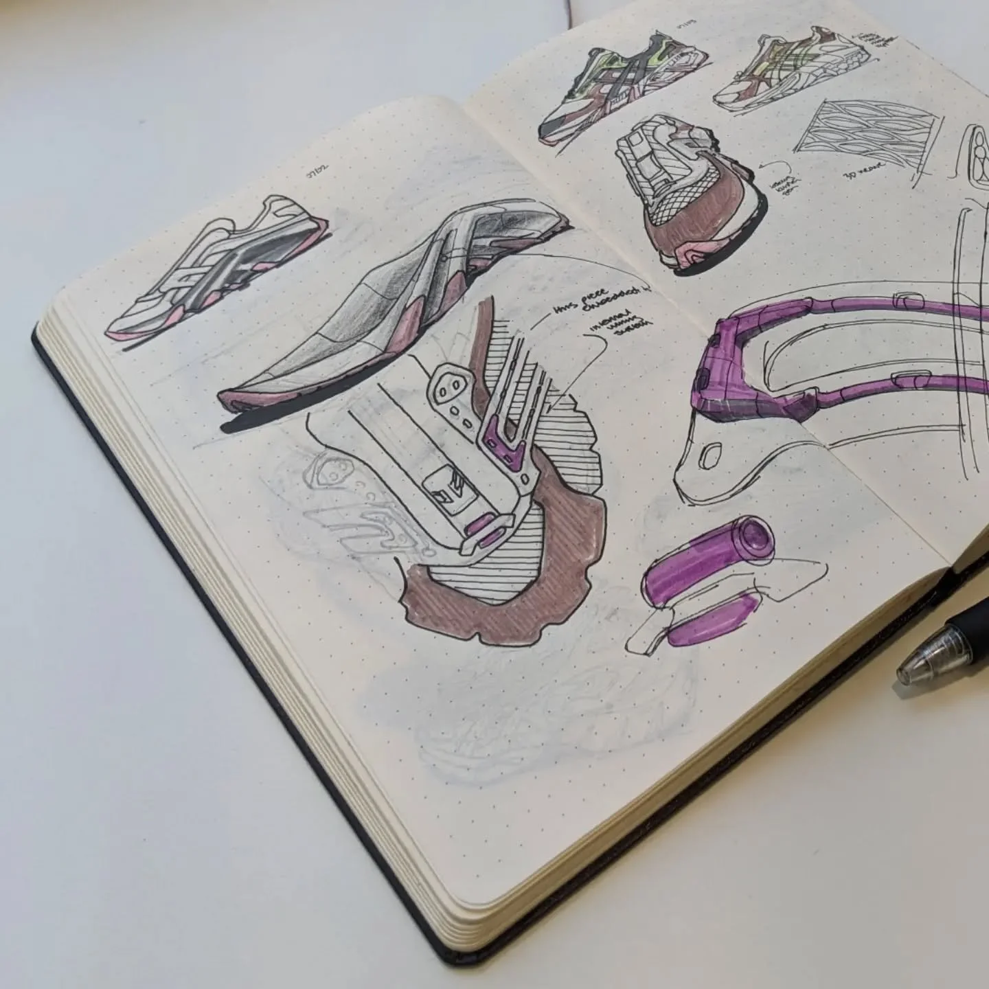 Doing this.
.
.
.
.
#lemanooshsketchers #footweardesign #doodle #asics #sketching