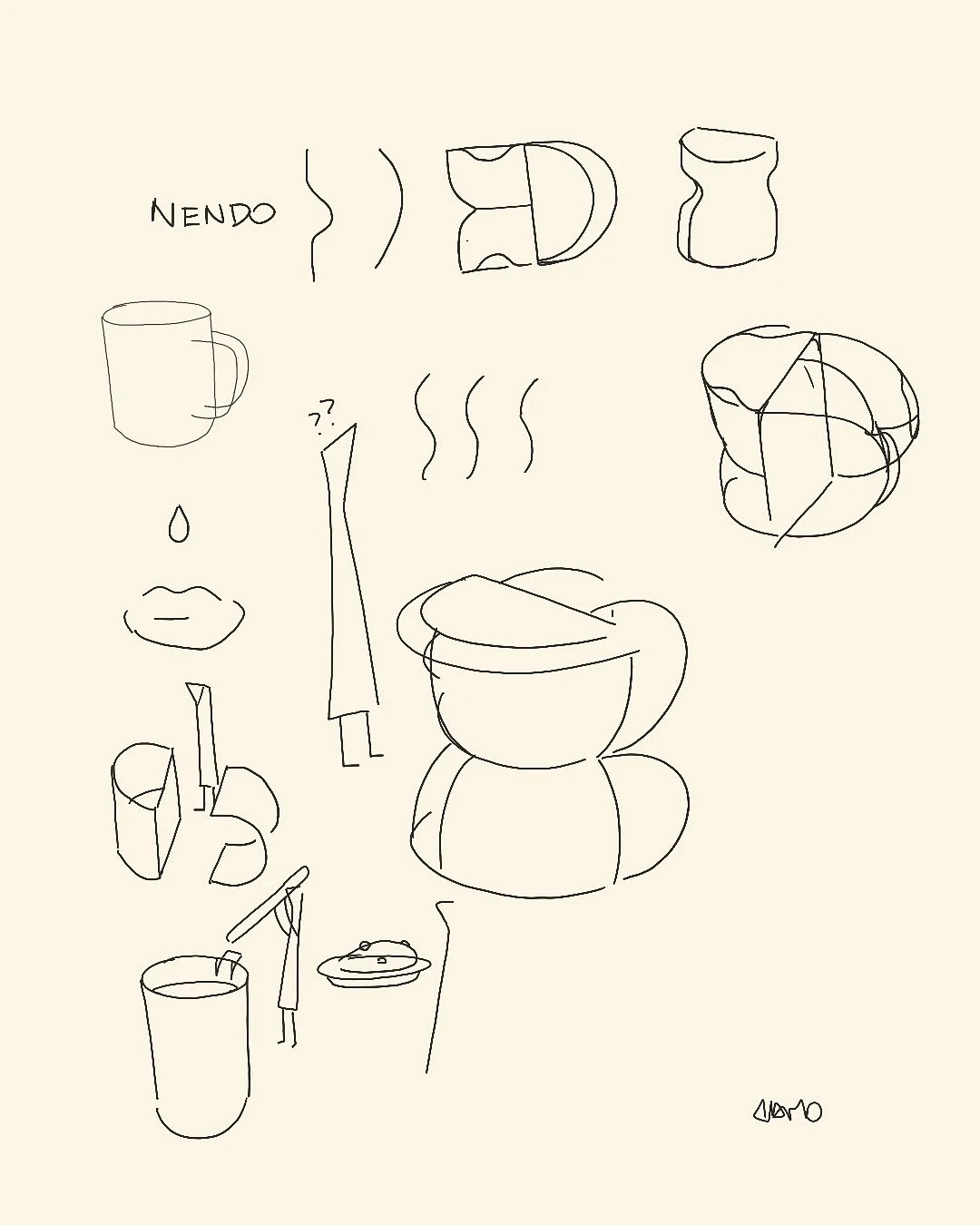 Nendo 23&hellip; unsure&hellip;
.
.
.
.#productober2025 #productober #inktober #sketch #idsketch #doodle #drawing #draw #procreate #notnendo