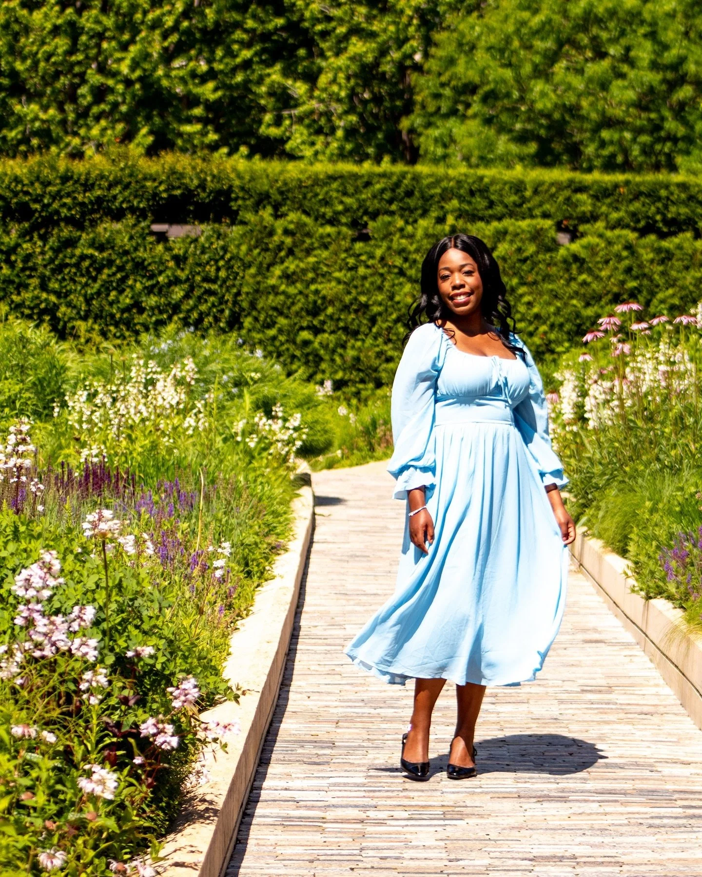 6.02.2024 - Whitley 

Whitley reached out to me through facebook and requested a solo photoshoot in Millennium Park&rsquo;s Lurie Garden. After a rain-check from a stormy day, we were able to go out on this sunny day, and I was able to capture the be