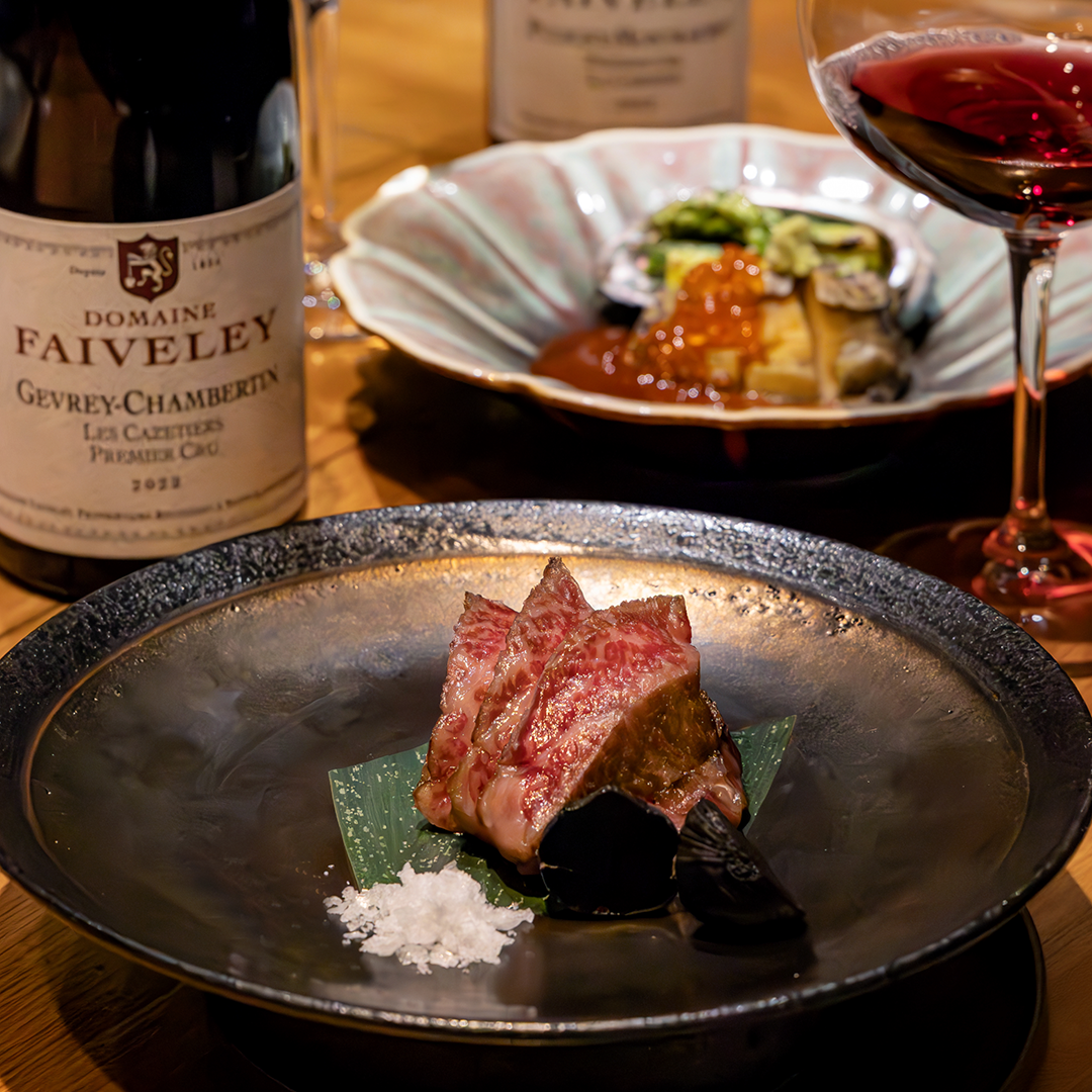 A SYMPHONY OF BURGUNDY &amp; WAGYU