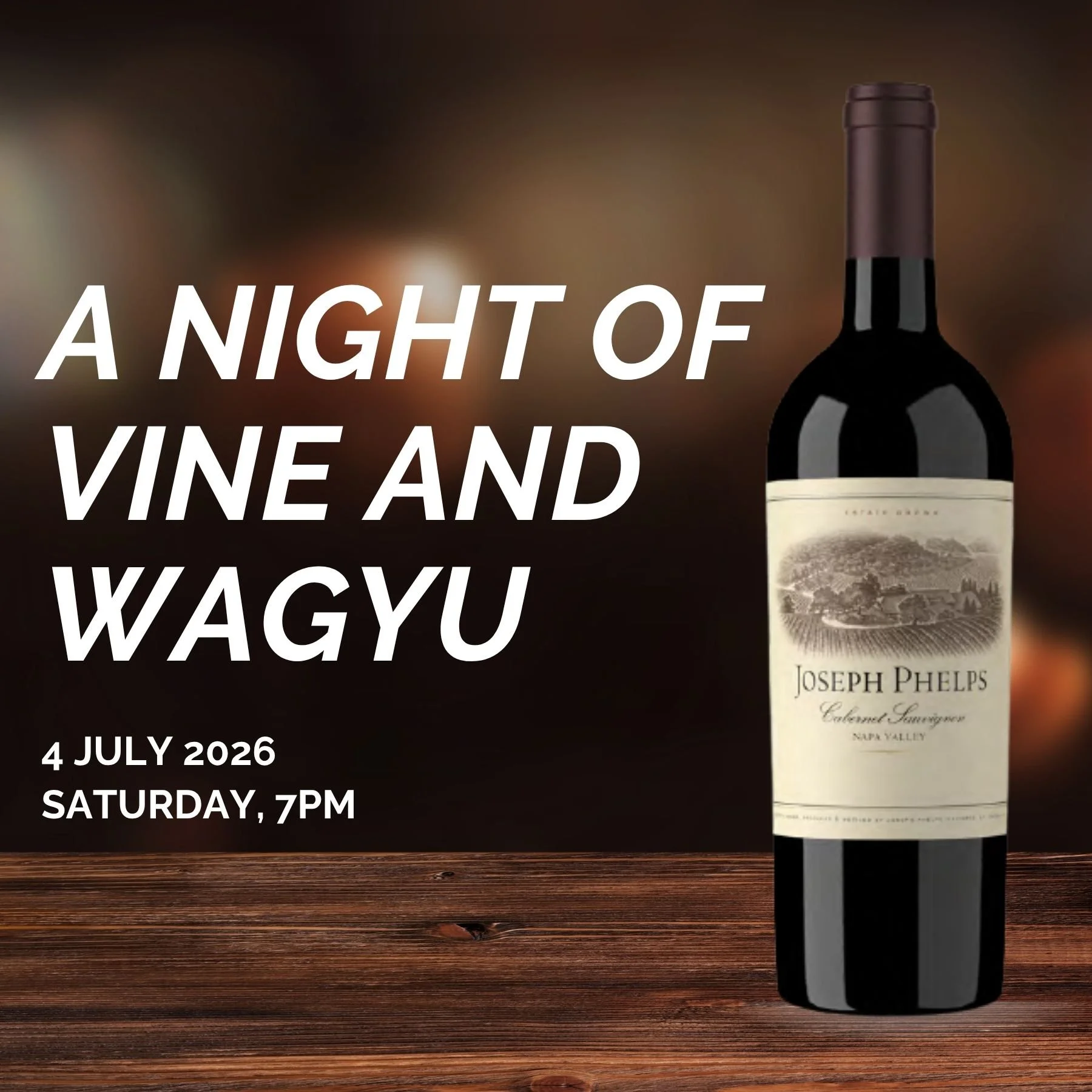 JOSEPH PHELPS WINE DINNER