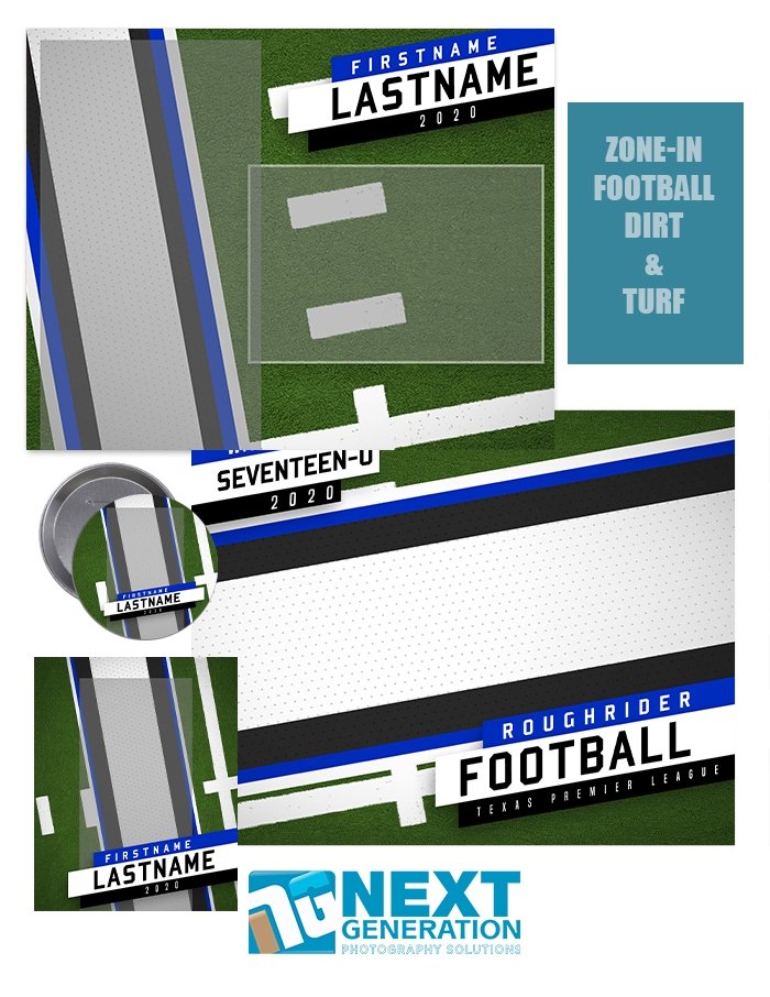 3rd Creative - Zone-In Football Dirt & Turf - T&I Template