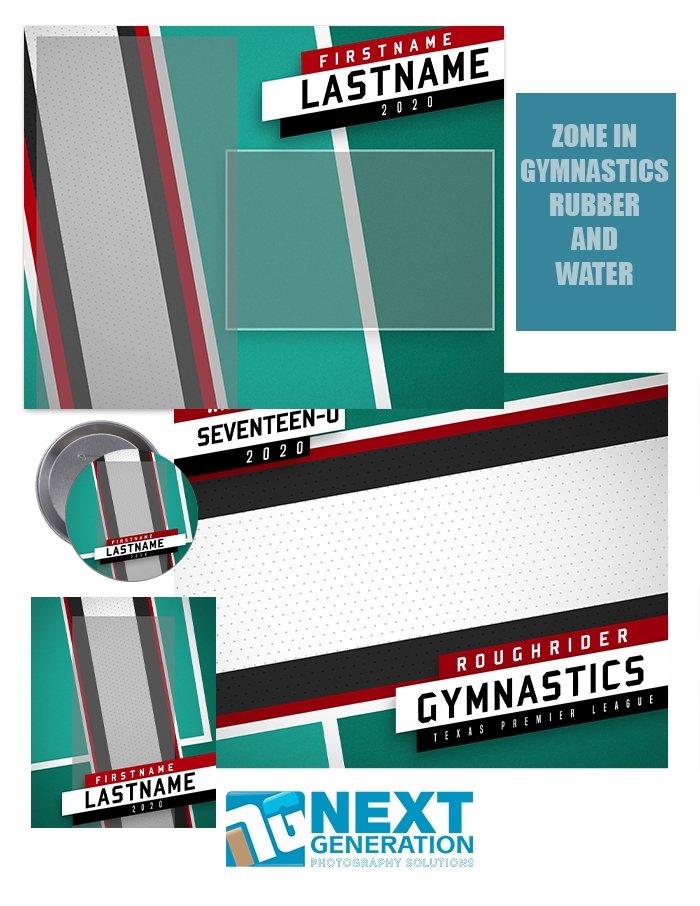 3rd Creative - Zone-In Gymnastics Rubber & Water - T&I Template