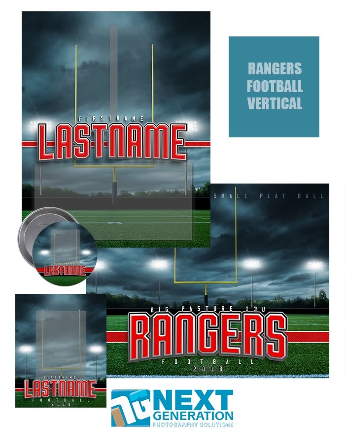 3rd Creative - Rangers Football Vertical - T&I Template