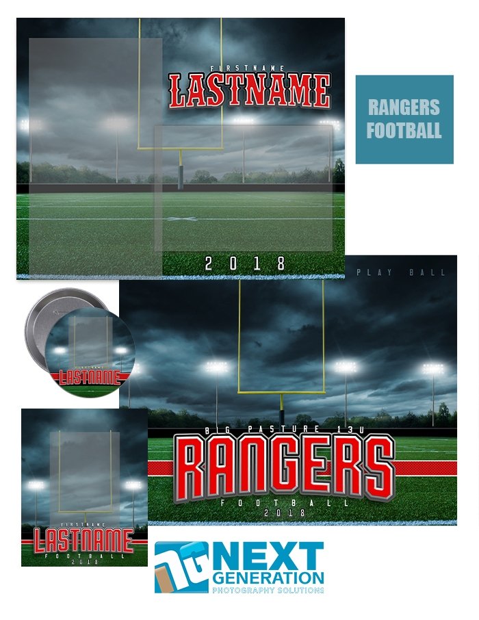 3rd Creative - Rangers Football Horizontal - T&I Template