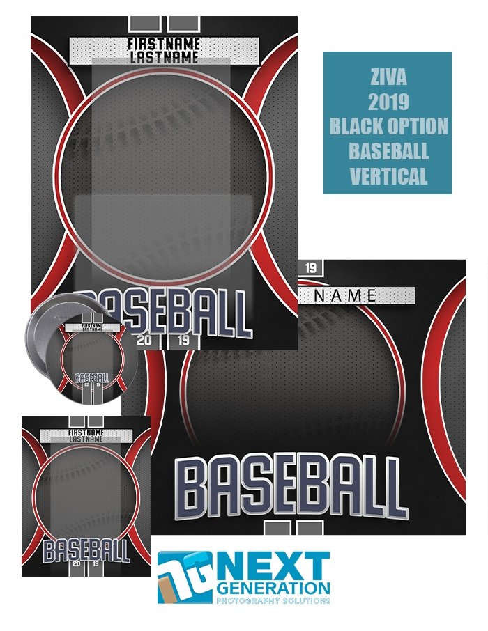3rd Creative - Ziva Series Black Baseball Vertical - T&I Template