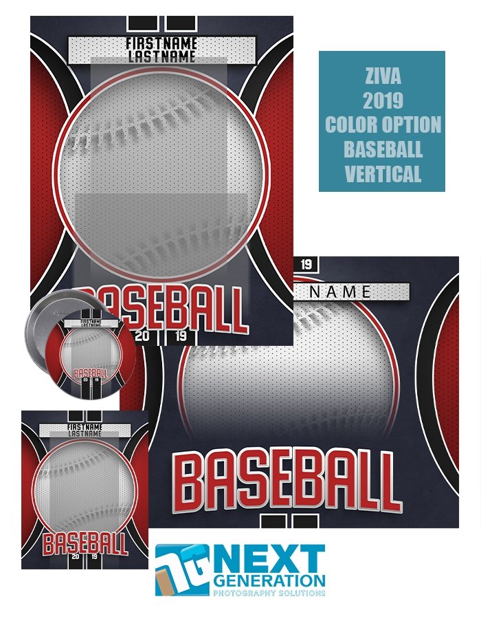 3rd Creative - Ziva Series Color Baseball - T&I Template