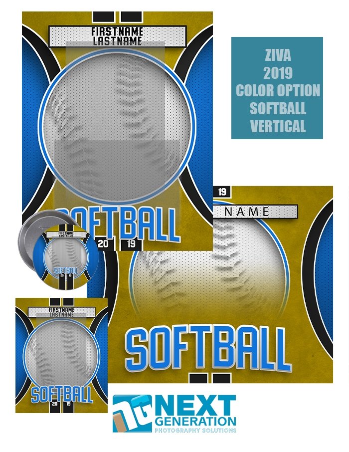 3rd Creative - Ziva Series Color Softball - T&I Template