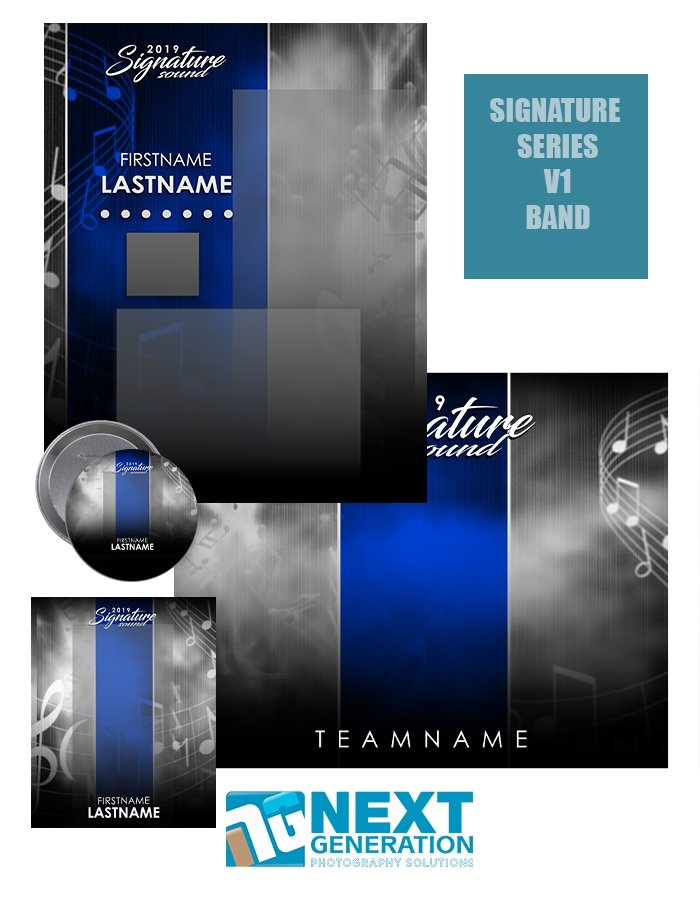 PSM Graphix - Signature Series V1 Band - T&I Template