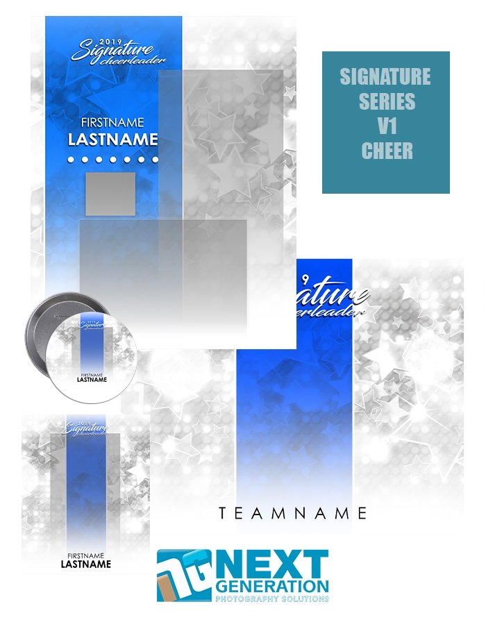 PSM Graphix - Signature Series V1 Cheer - T&I Template
