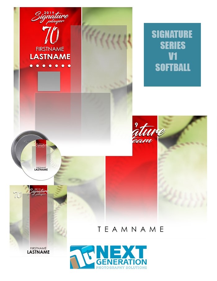 PSM Graphix - Signature Series V1 Softball - T&I Template