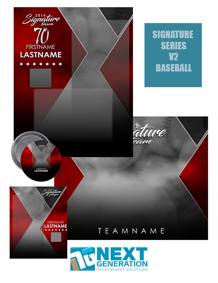 PSM Graphix - Signature Series V2 Baseball - T&I Template