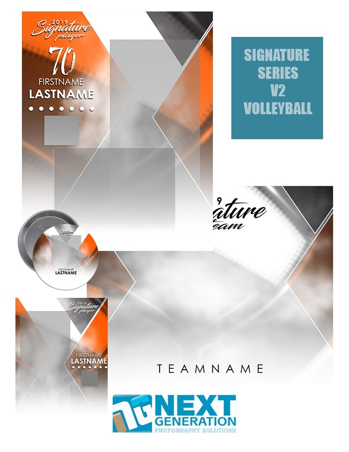 PSM Graphix - Signature Series V2 Volleyball - T&I Template