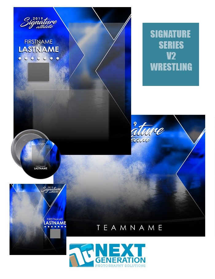 PSM Graphix - Signature Series V2 Wrestling - T&I Template