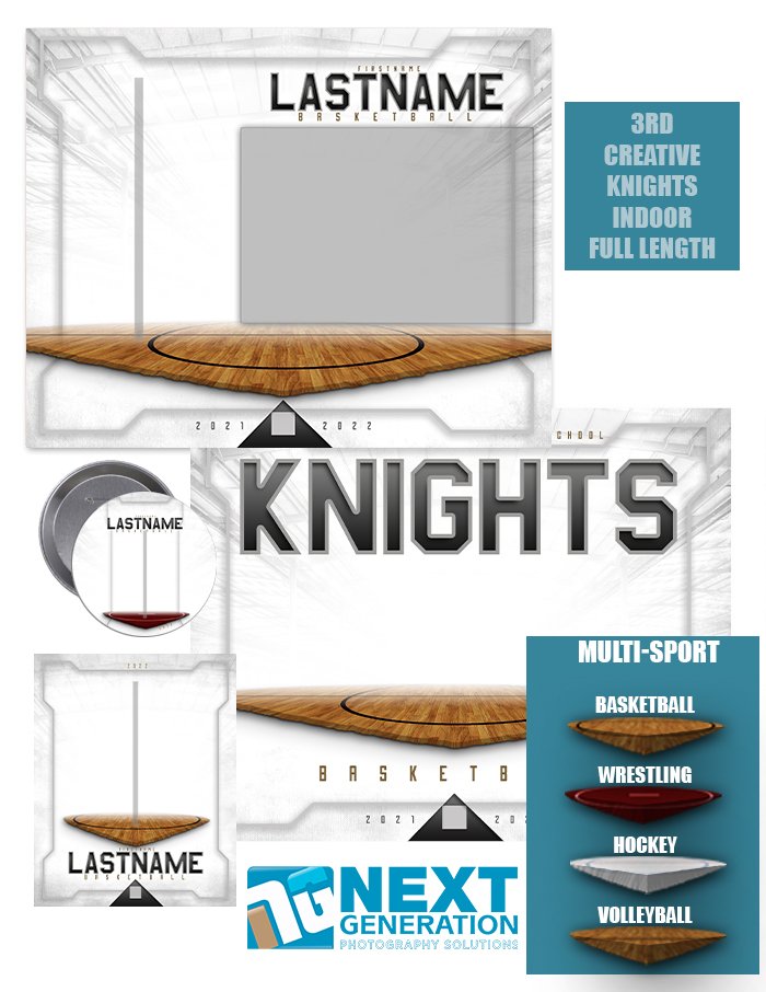 3rd Creative - Knights Indoor Multi-Sport Full Length - T&I Template
