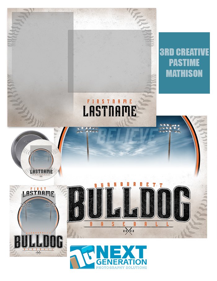 3rd Creative - Pastime Baseball Mathison - T&I Template