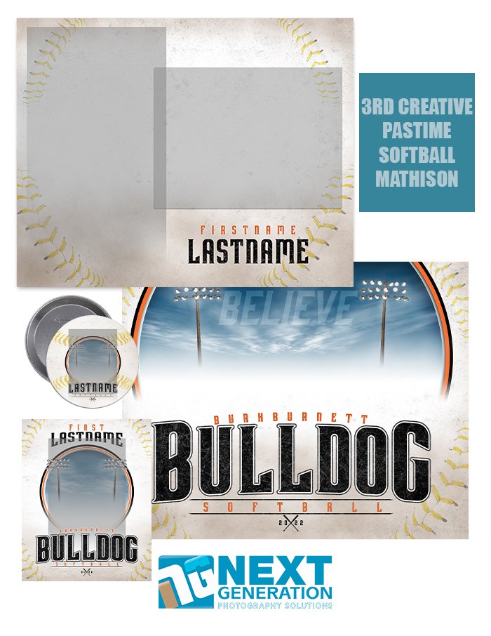 3rd Creative - Pastime Softball Mathison - T&I Template