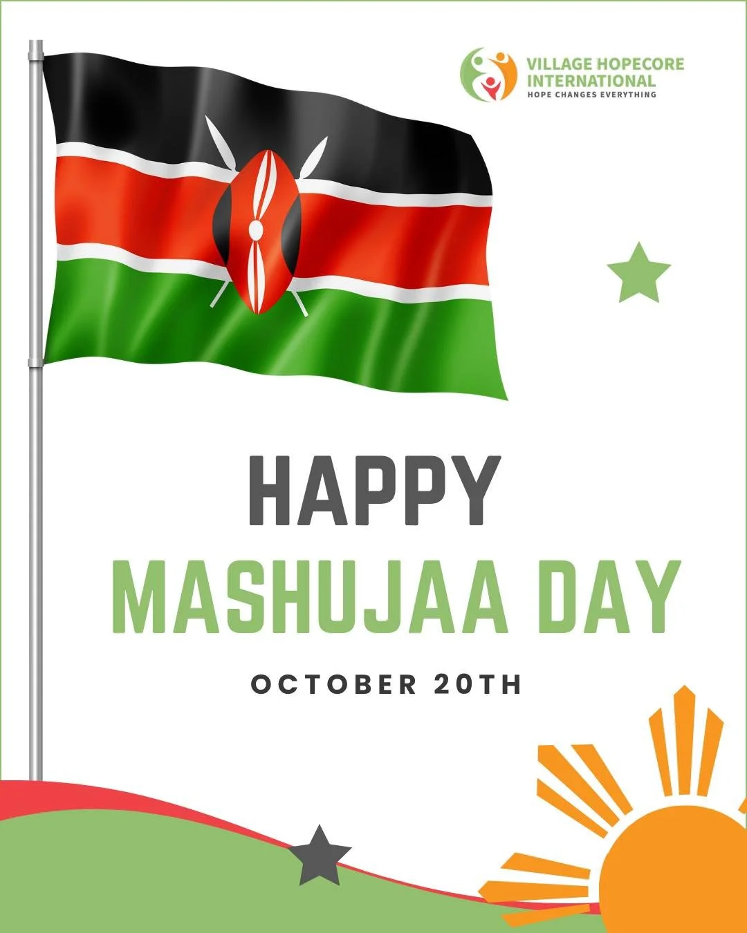 Happy Mashujaa Day! 
Today, we celebrate the everyday heroes who inspire hope and drive change — from our dedicated staff to the resilient communities we serve.
Your strength, compassion, and unity continue to shape a brighter, healthier, and