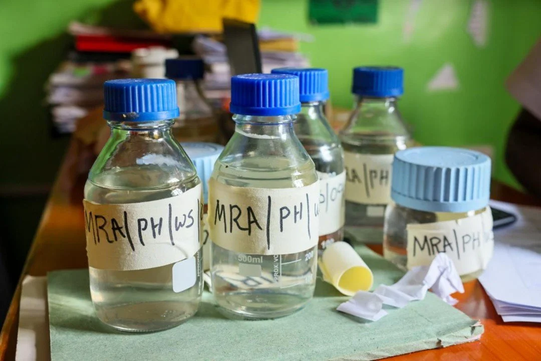 Treated Water Isn’t Always Safe for Drinking! Through our Water Sanitation and Hygiene (WASH) program we go beyond providing water tanks, WaterGuard, hand-washing soap, and health education. Every year, our team collects water samples from sele
