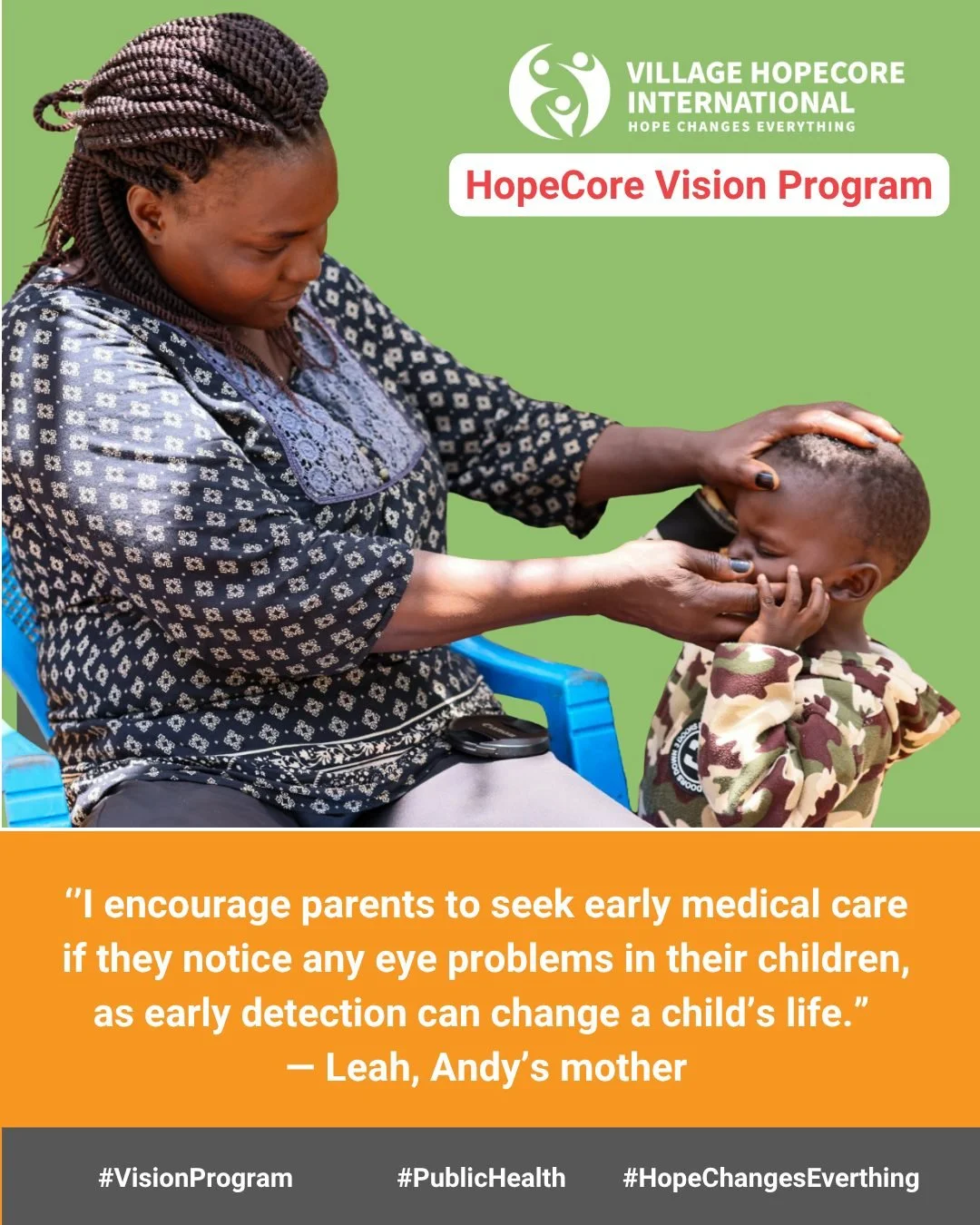 Our October Blog Is Live! Read Andy’s inspiring story — a one-year-and-five-month-old boy whose vision was restored through the support of HopeCore’s Eye Health Program, in partnership with the Department of Health, County Governmen