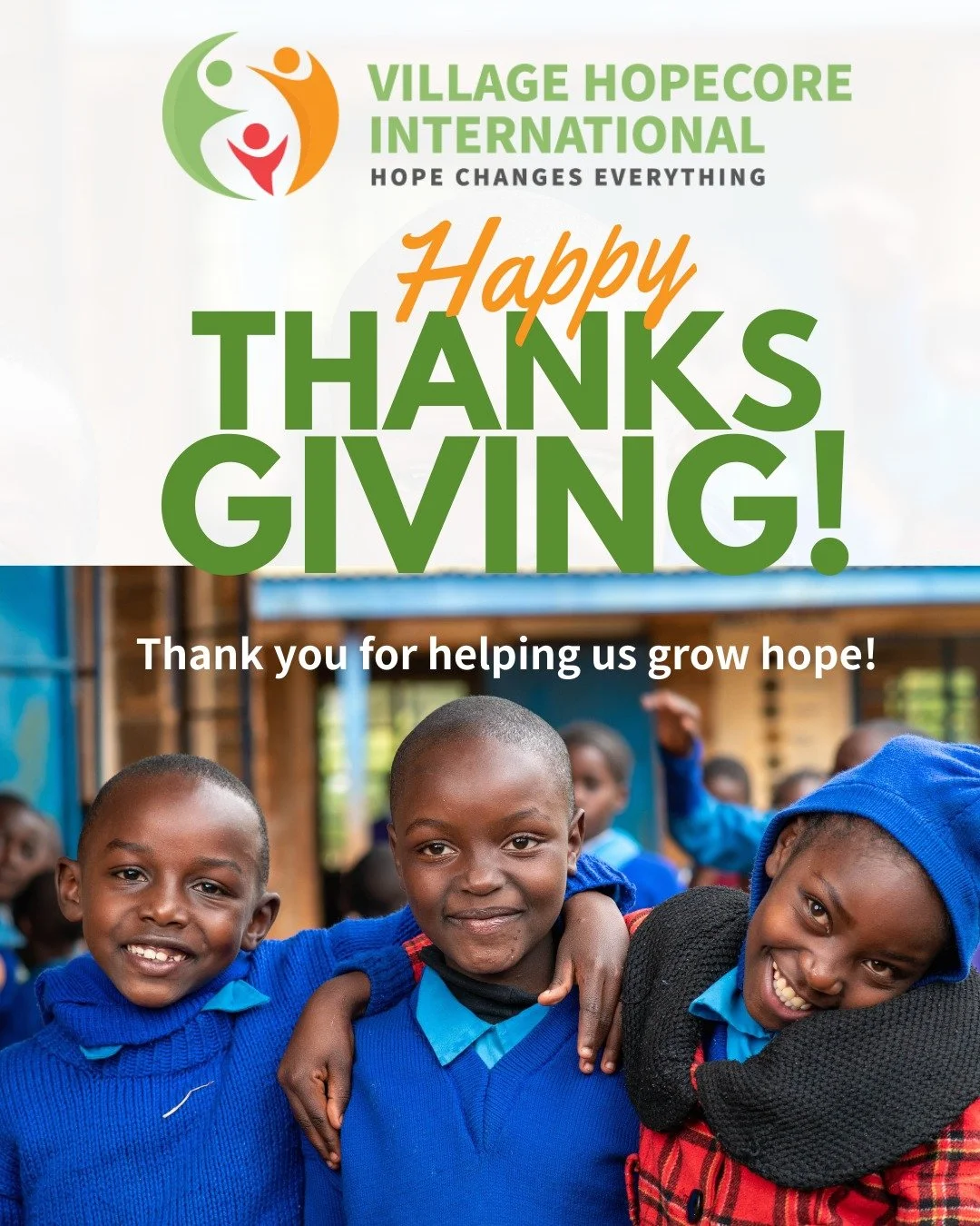 Today, we&rsquo;re especially grateful for you. Your support has touched lives, uplifted families, and strengthened communities in ways that words can hardly capture. As Thanksgiving is celebrated, please know how much your presence in the HopeCore f
