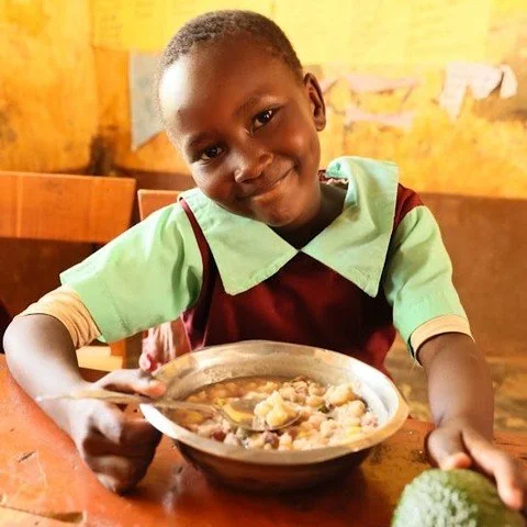 Halfway there &mdash; thanks to you! Your generosity is giving children a healthy start, with nutritious meals grown at home and in school through climate-smart kitchen gardens. Watch as Mrs. Mugambi headteacher Kalewa primary school shares how the s