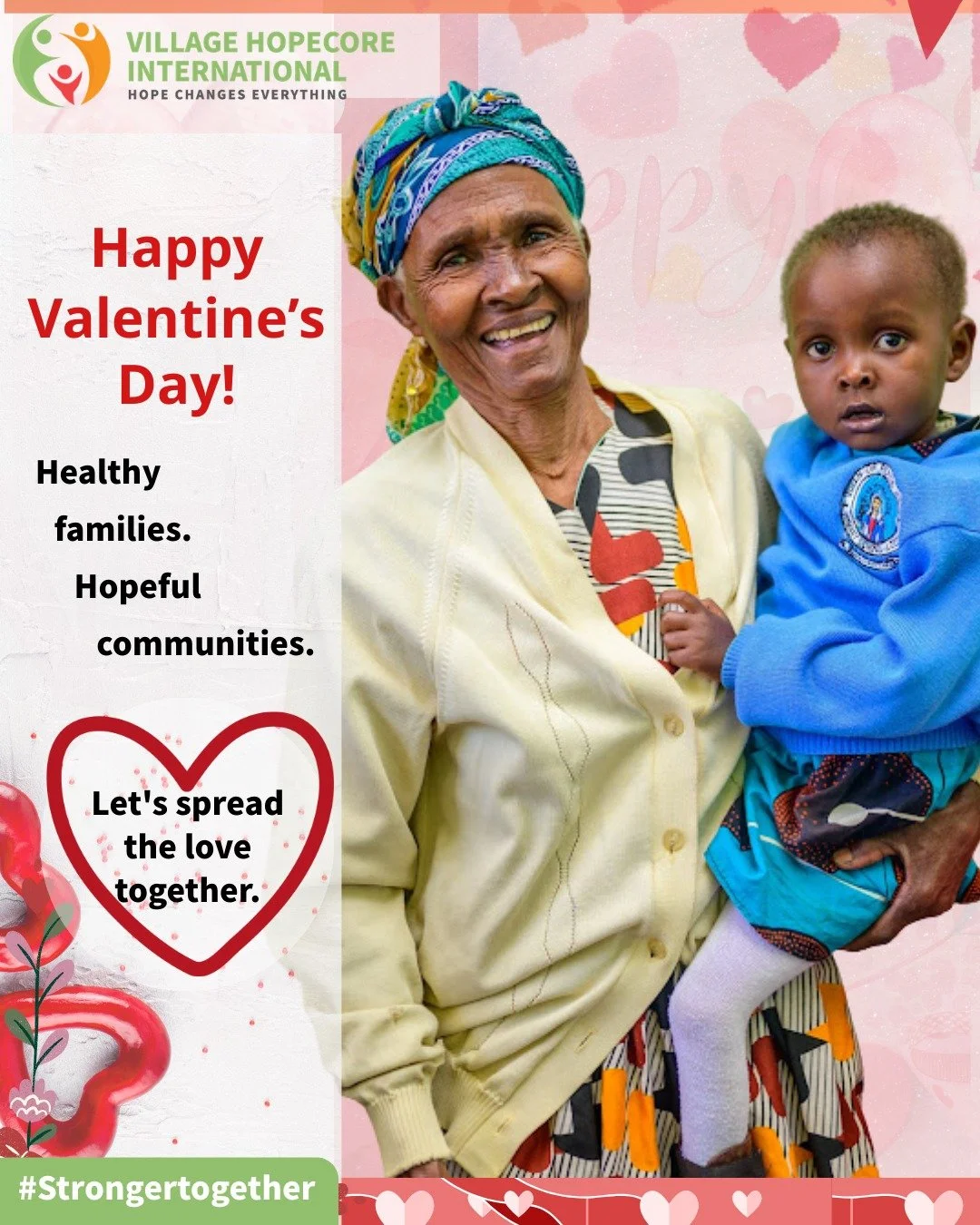 Happy Valentine&rsquo;s Day! 

At Village HopeCore International, we believe the most powerful love is intentional &mdash; the kind that shows up every day in our clinics, schools, and communities we serve.

Wishing you a day filled with connection a
