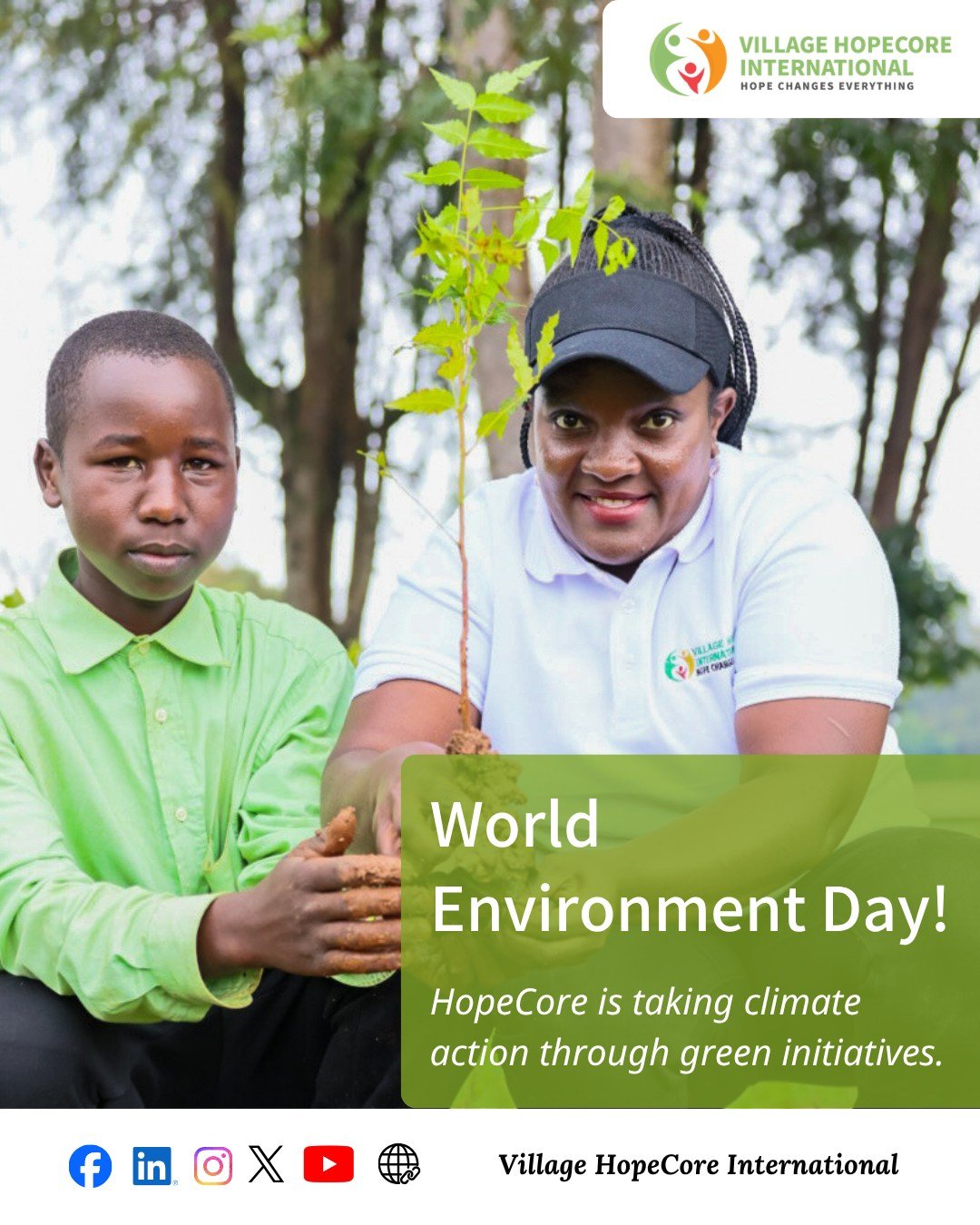 Imagine a world without trees, where there are no birds singing, the rivers are drying up, and the land looks empty and lifeless. We don&rsquo;t want that future. That&rsquo;s why HopeCore continues to take action through practical solutions, includi