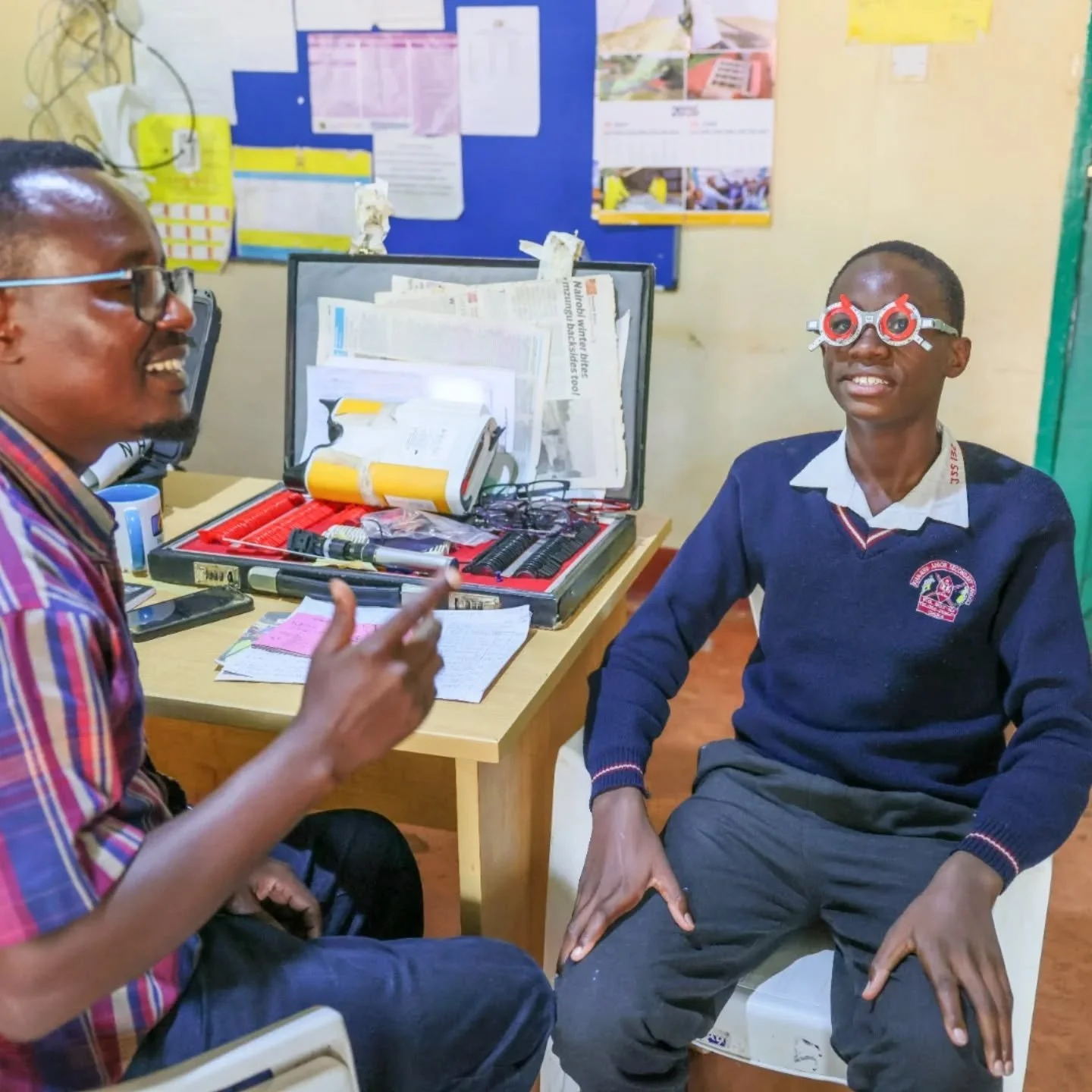 &ldquo;Sometimes I wait for my friend to write so I can copy.&rdquo; That&rsquo;s what Wayne had to do every day in class because he couldn&rsquo;t clearly see what was written on the board. During HopeCore&rsquo;s recent school vision clinic, a comp